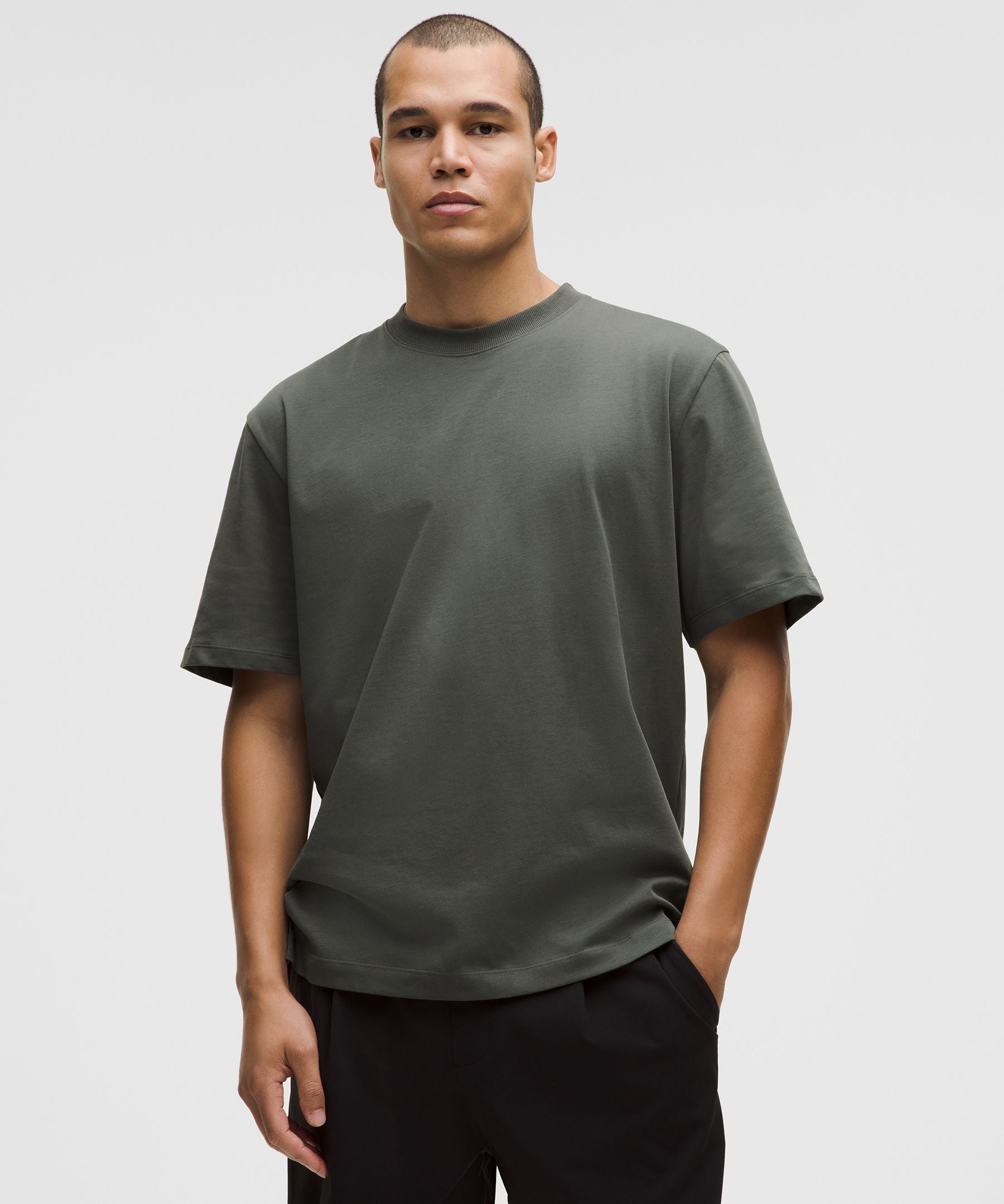 Lululemon Heavyweight Cotton Jersey T-Shirt Palm Deco