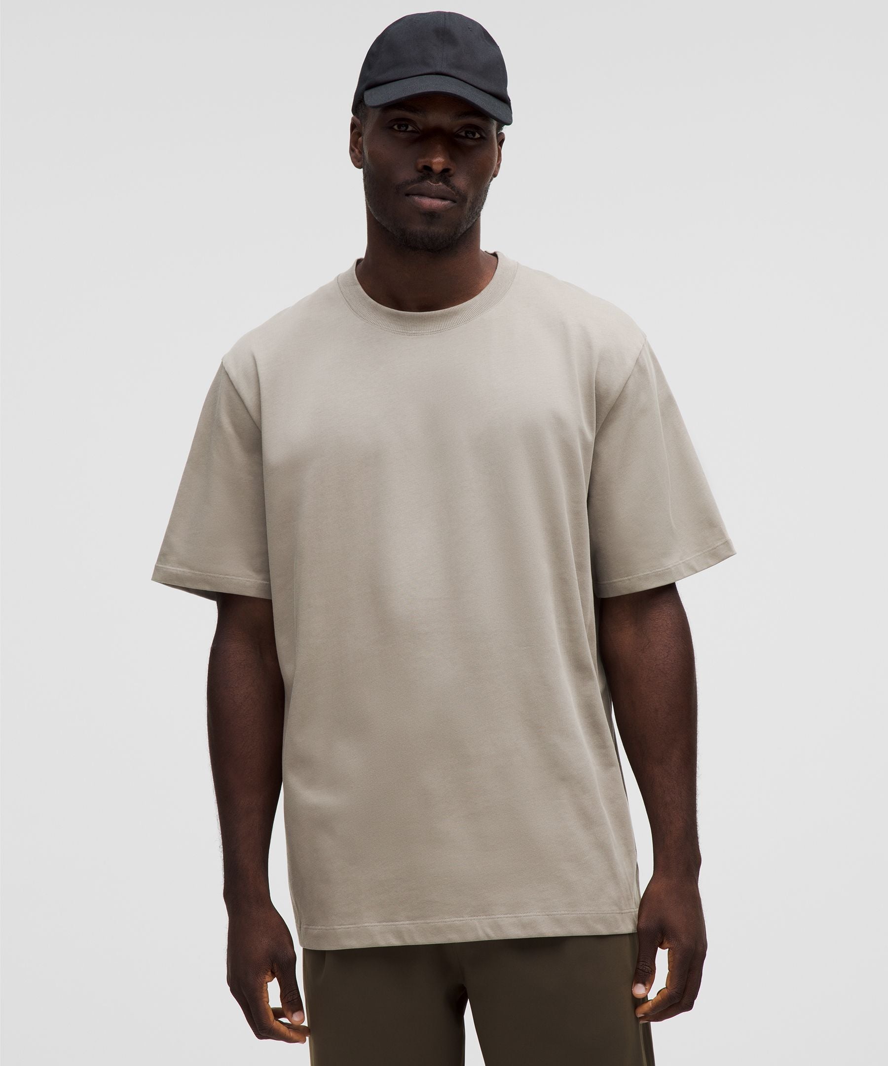Lululemon Heavyweight Cotton Jersey T-Shirt Warm Ash Grey