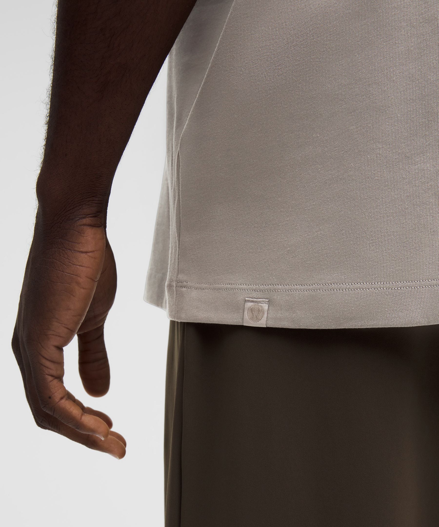 Lululemon Heavyweight Cotton Jersey T-Shirt Warm Ash Grey