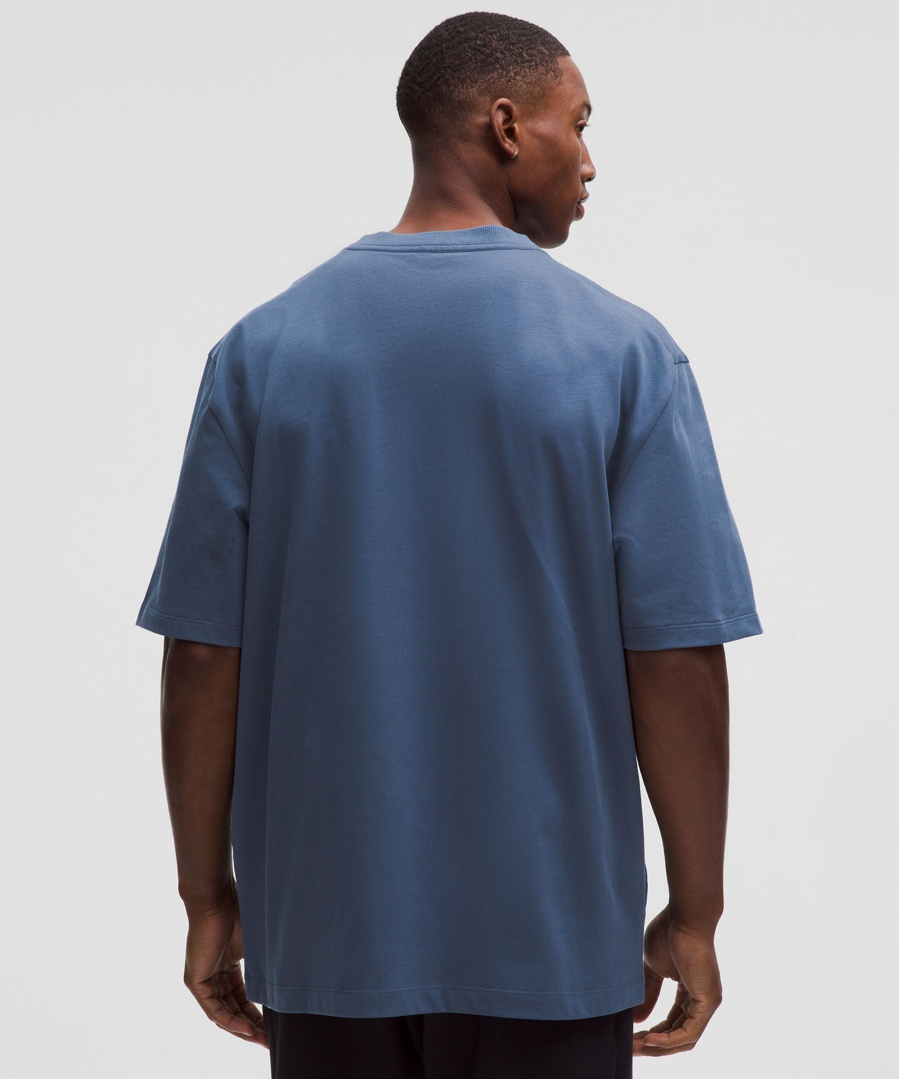 Lululemon Heavyweight Cotton Jersey T-Shirt Blue Twill