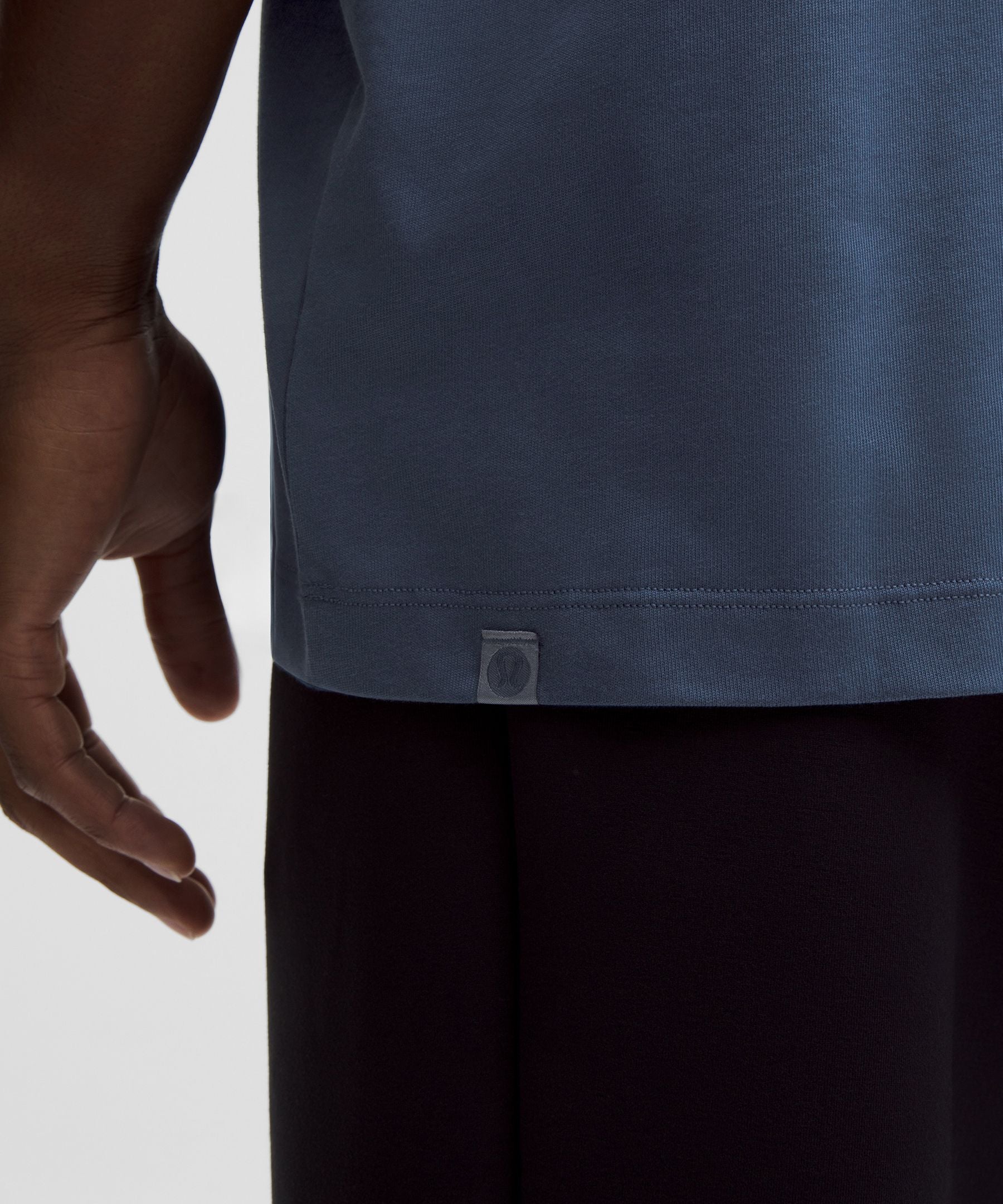 Lululemon Heavyweight Cotton Jersey T-Shirt Blue Twill