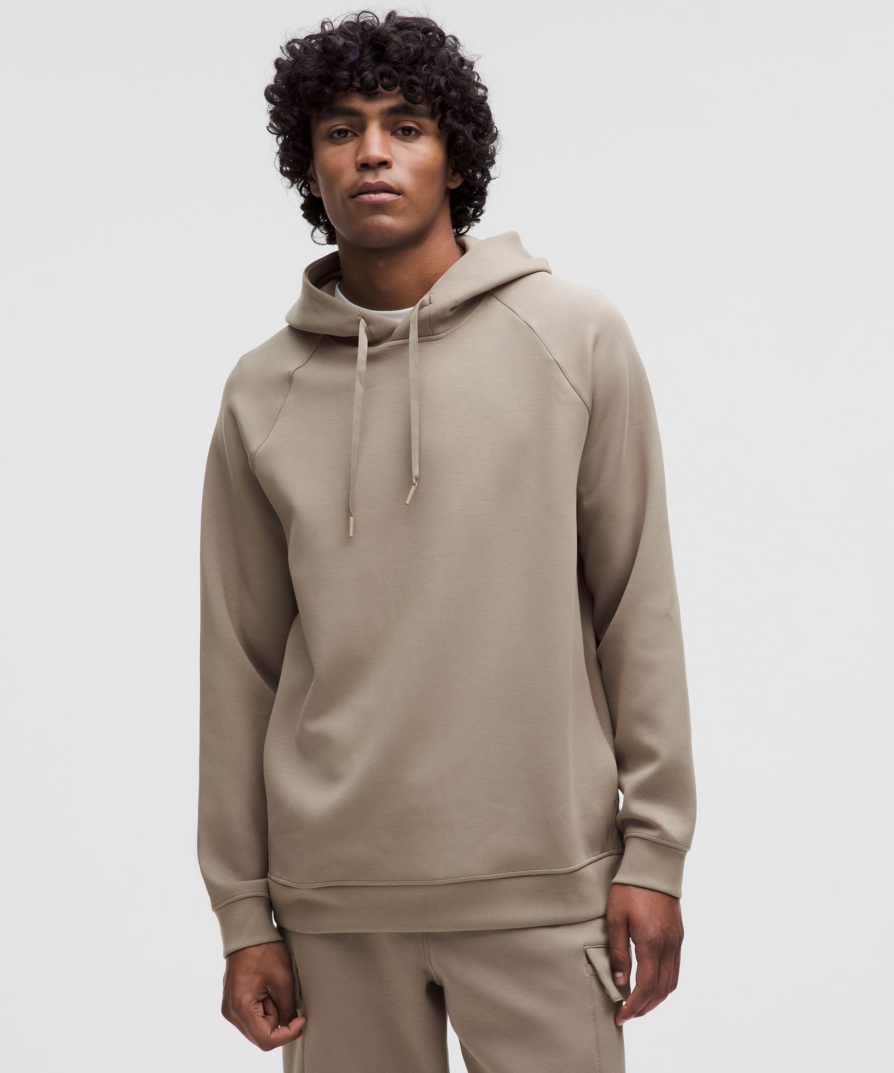 Lululemon Smooth Spacer Classic-Fit Pullover Hoodie Warm Ash Grey