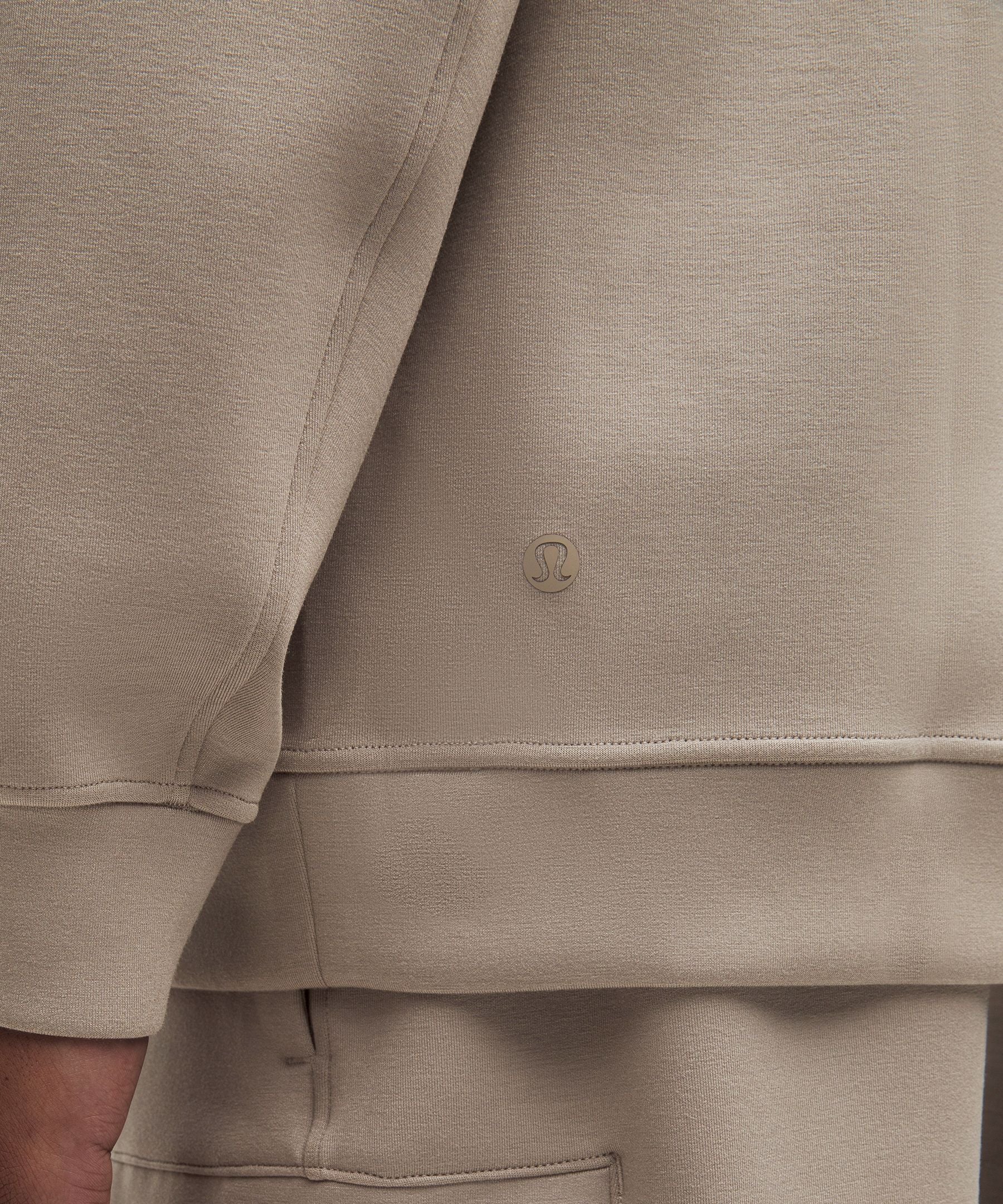 Lululemon Smooth Spacer Classic-Fit Pullover Hoodie Warm Ash Grey