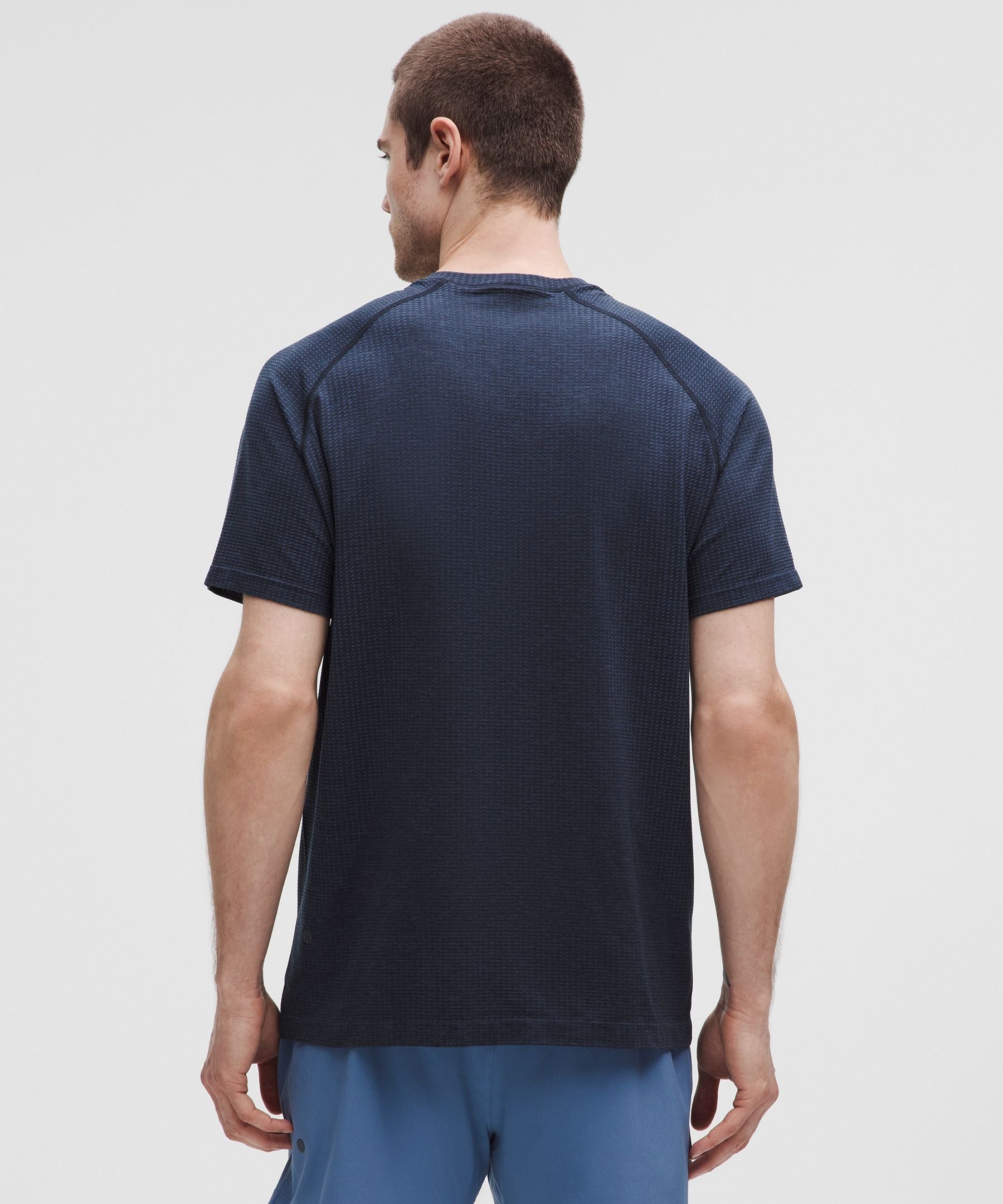 Lululemon Metal Vent Tech Short-Sleeve Shirt Mineral Blue/True Navy