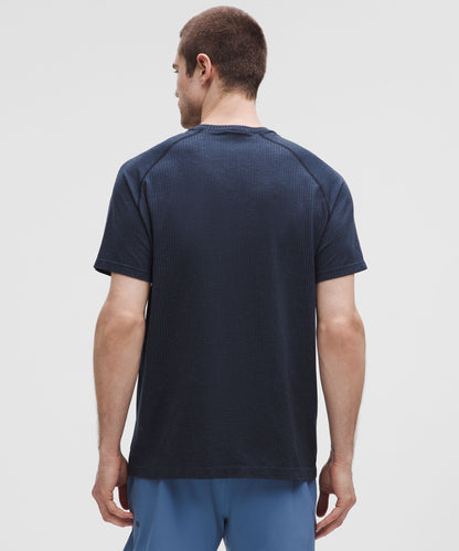 Lululemon Metal Vent Tech Short-Sleeve Shirt Mineral Blue/True Navy
