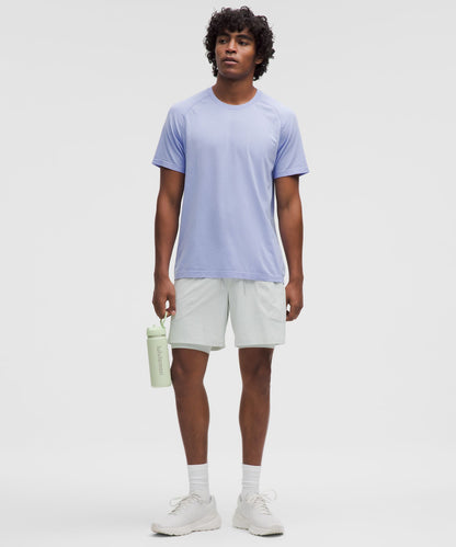 Lululemon Metal Vent Tech Short-Sleeve Shirt Serene Blue/Dusty Lilac