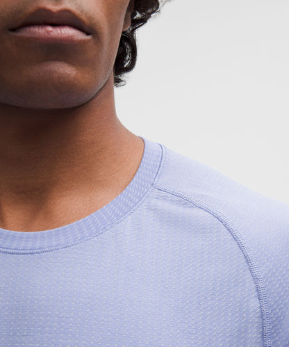 Lululemon Metal Vent Tech Short-Sleeve Shirt Serene Blue/Dusty Lilac