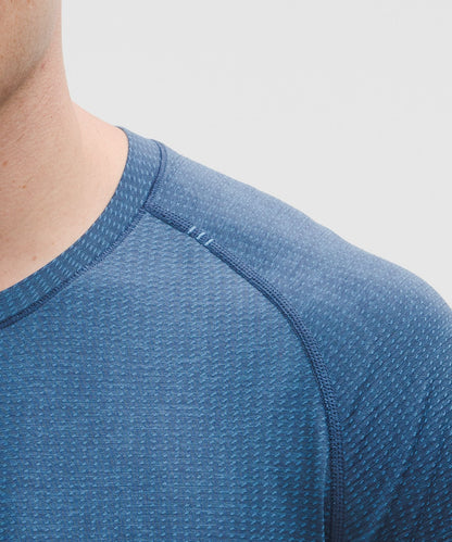 Lululemon Metal Vent Tech Short-Sleeve Shirt Chalk Blue/Blue Twill