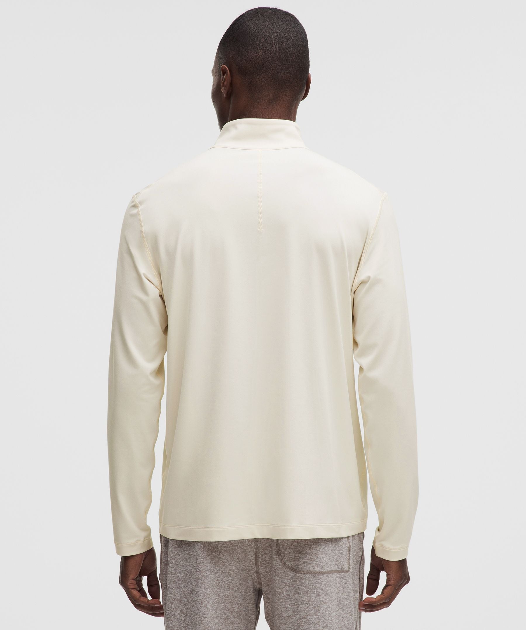 Lululemon Soft Jersey Half Zip Light Ivory