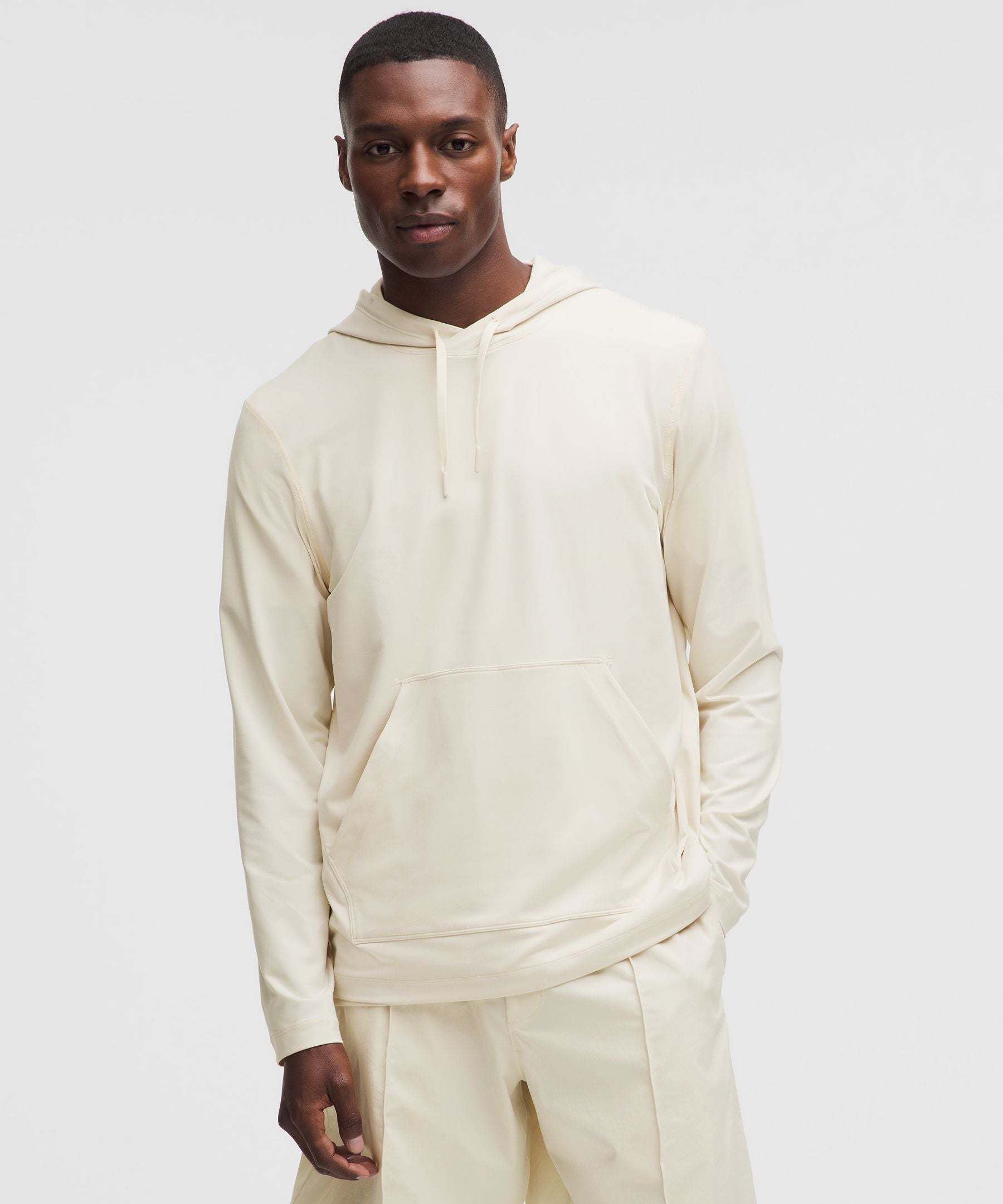 Lululemon Soft Jersey Pullover Hoodie Light Ivory