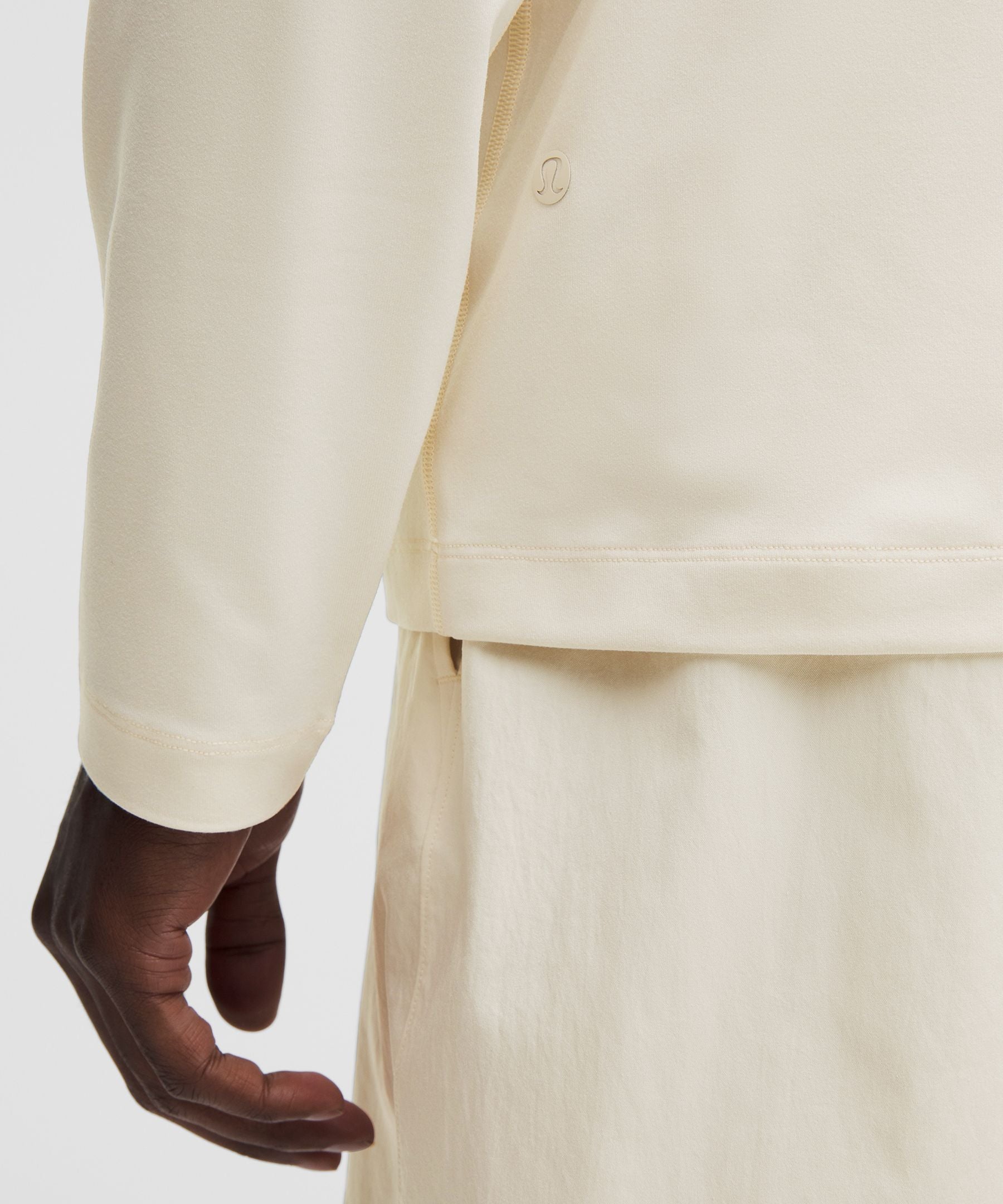Lululemon Soft Jersey Pullover Hoodie Light Ivory