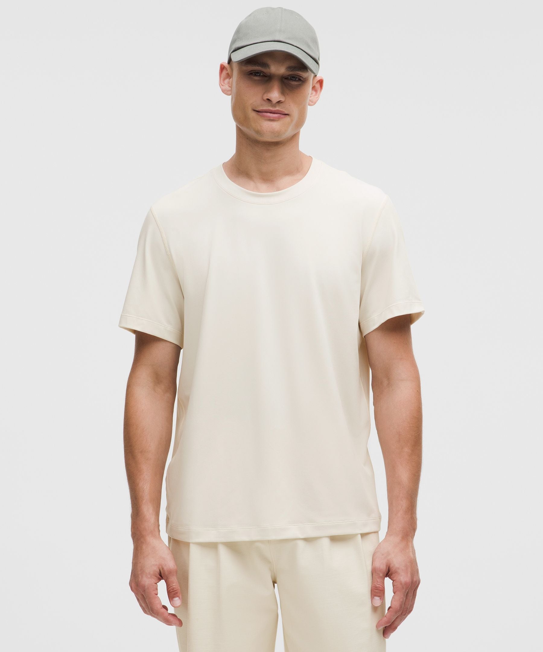 Lululemon Soft Jersey Short-Sleeve Shirt Light Ivory