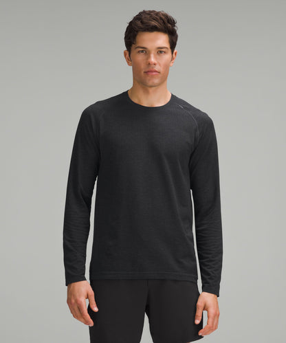 Lululemon Metal Vent Tech Long-Sleeve Shirt Graphite Grey/Black