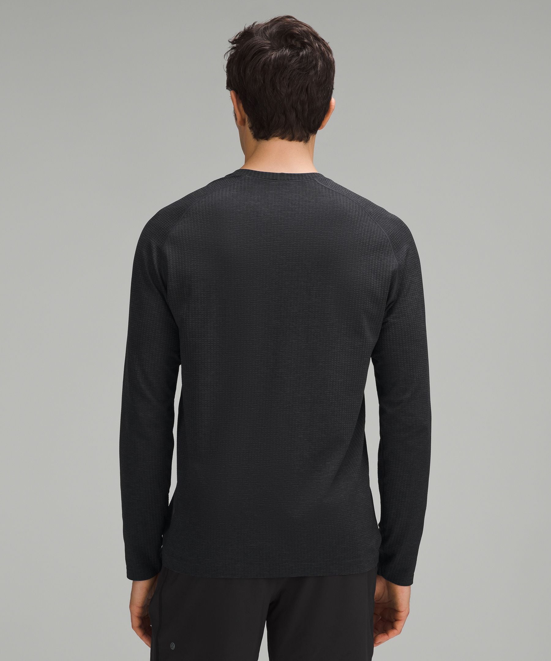 Lululemon Metal Vent Tech Long-Sleeve Shirt Graphite Grey/Black