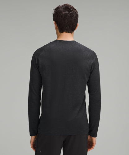 Lululemon Metal Vent Tech Long-Sleeve Shirt Graphite Grey/Black