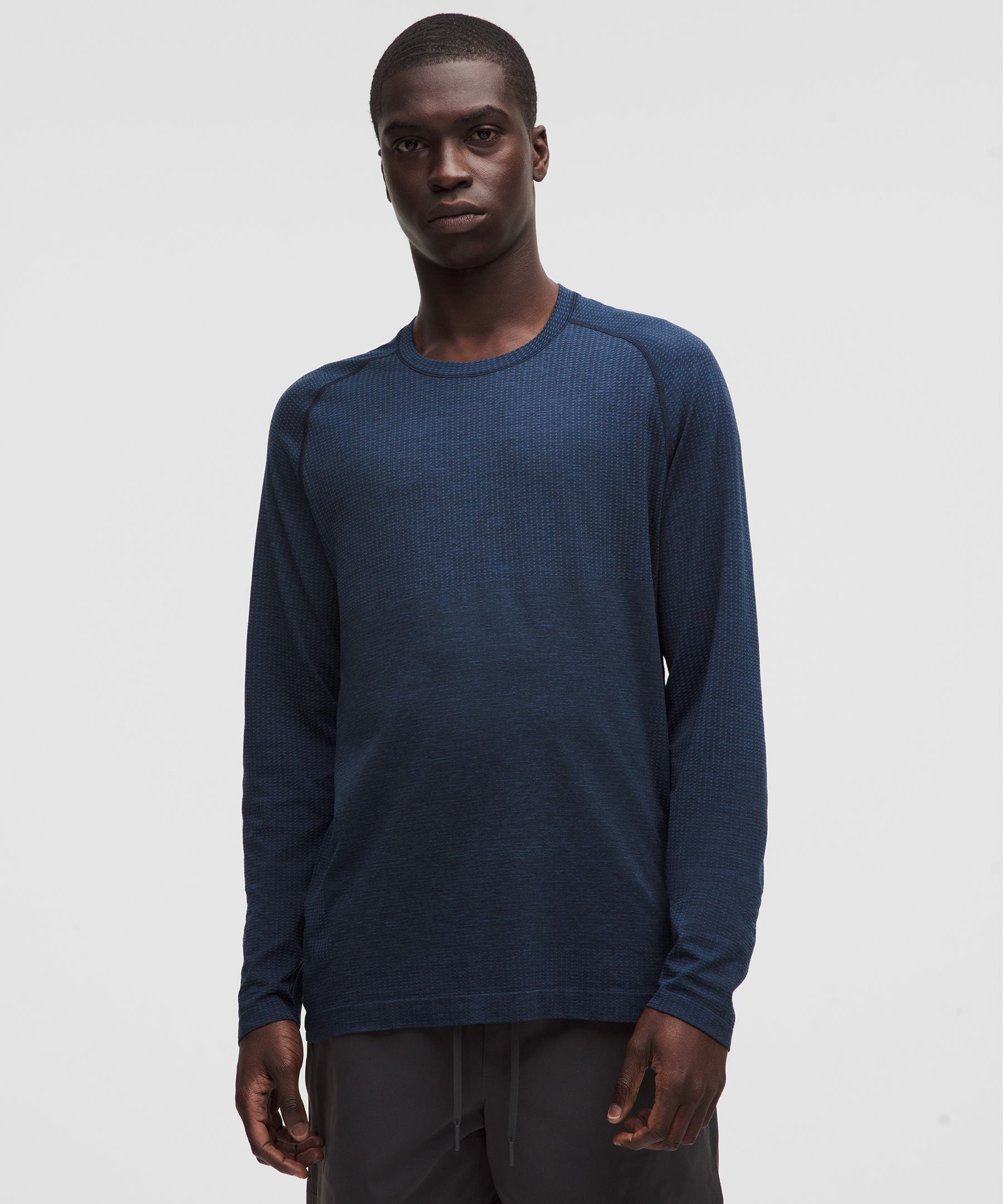 Lululemon Metal Vent Tech Long-Sleeve Shirt Mineral Blue/True Navy