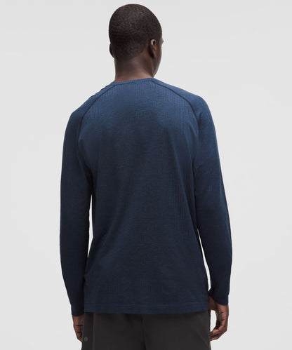 Lululemon Metal Vent Tech Long-Sleeve Shirt Mineral Blue/True Navy