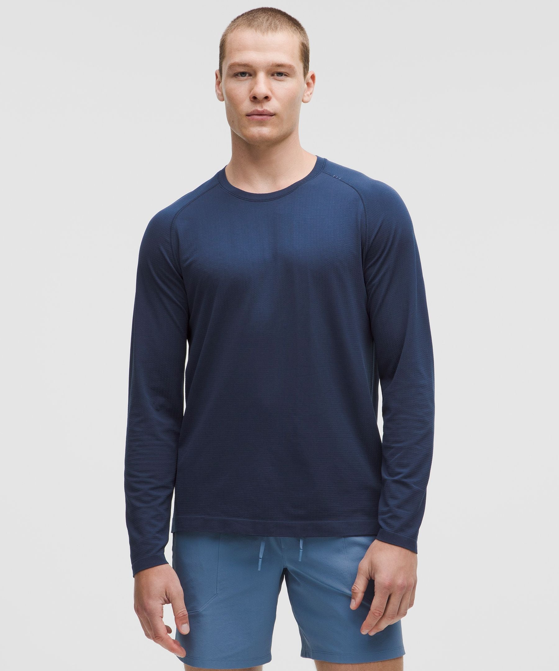 Lululemon Metal Vent Tech Long-Sleeve Shirt Club Blue/Club Blue