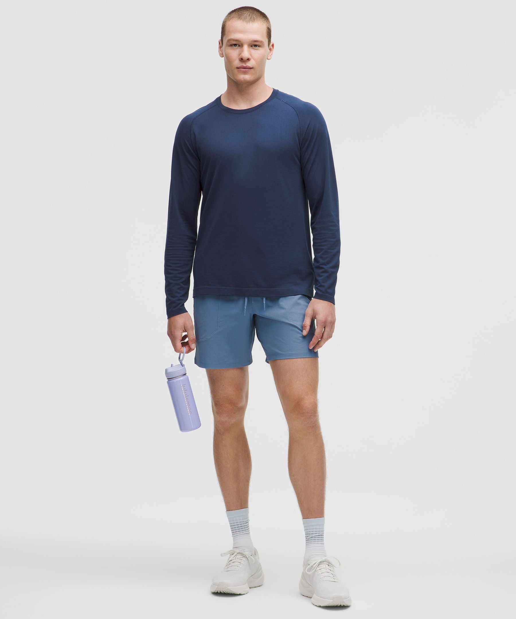 Lululemon Metal Vent Tech Long-Sleeve Shirt Club Blue/Club Blue