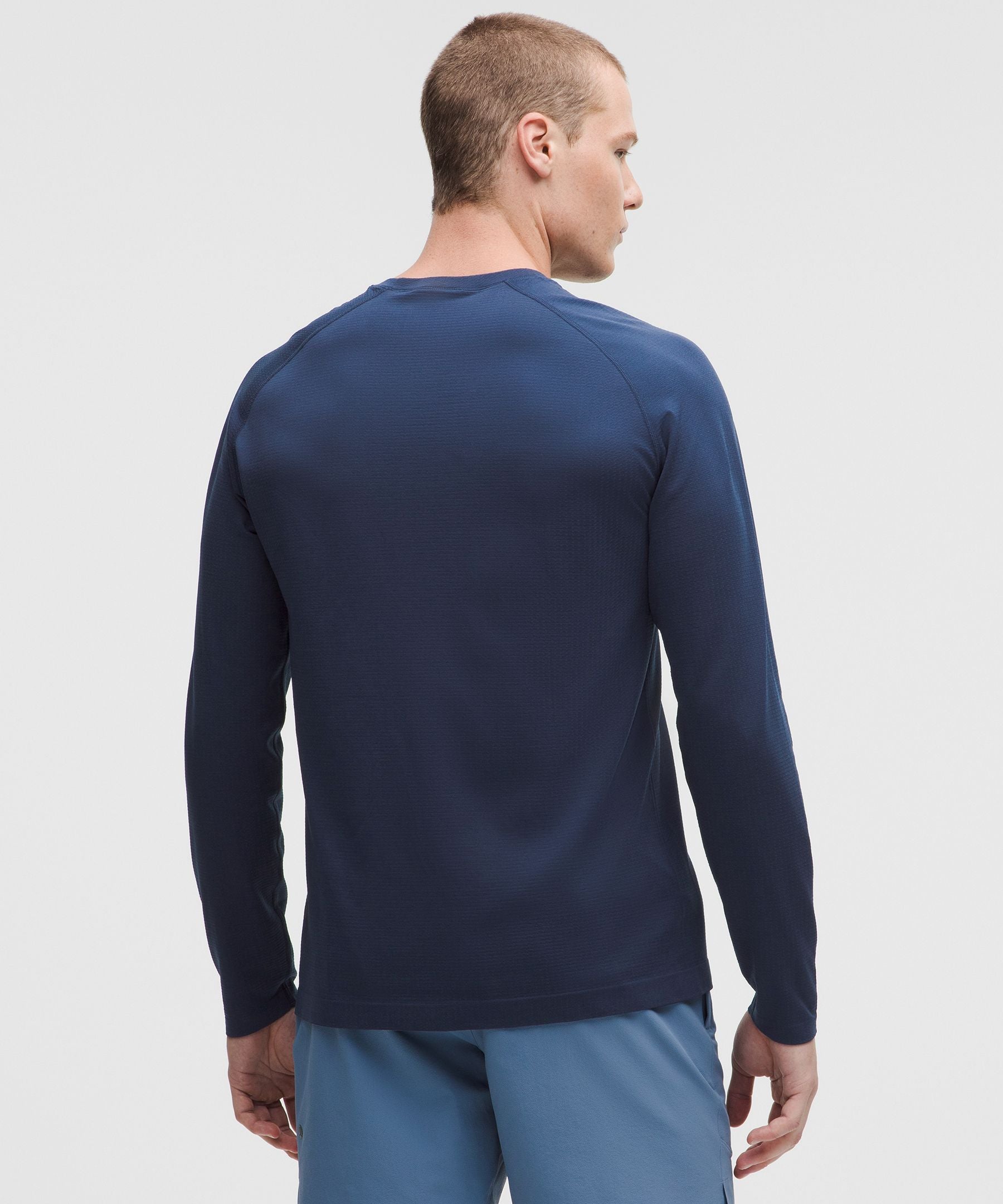 Lululemon Metal Vent Tech Long-Sleeve Shirt Club Blue/Club Blue