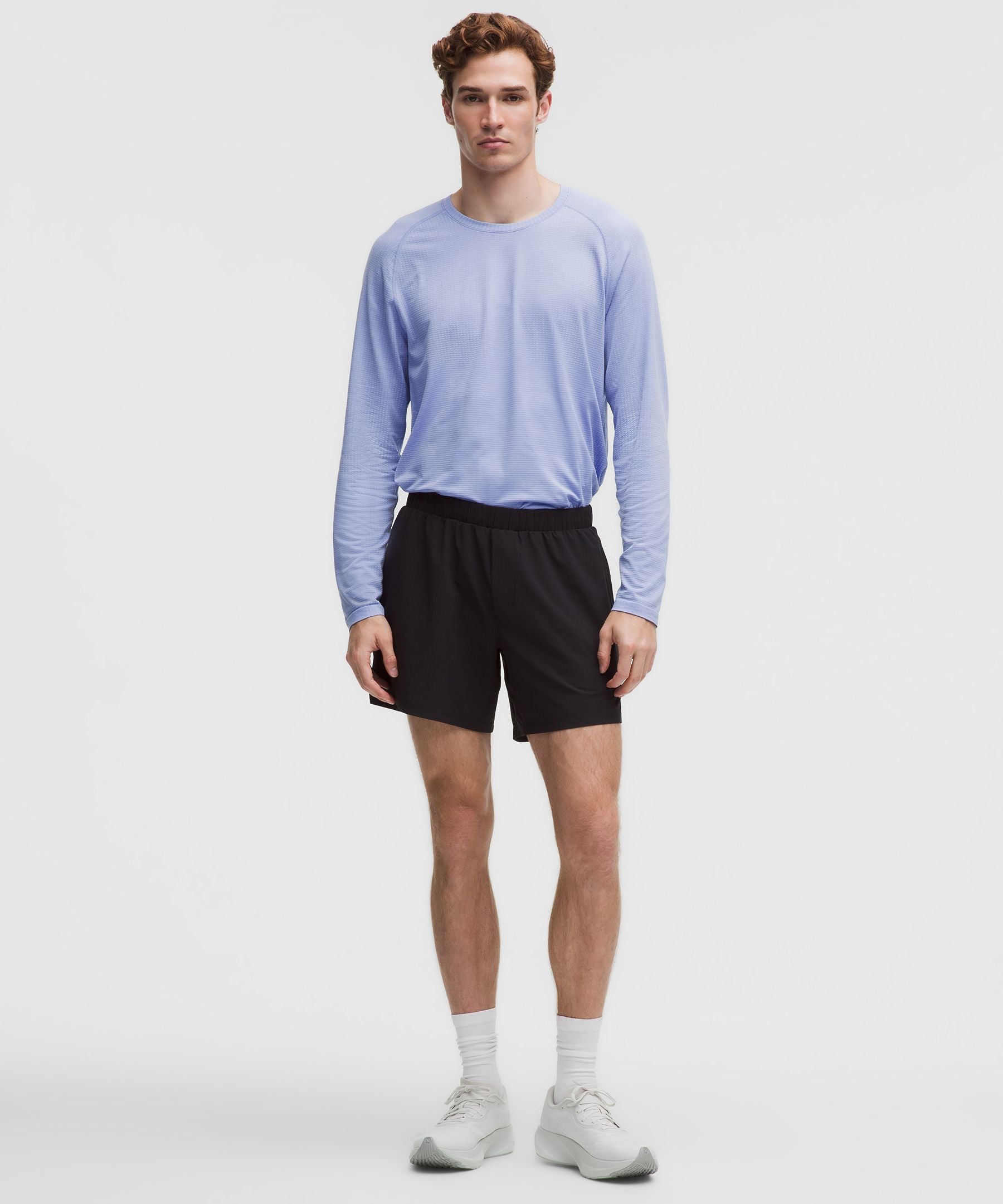 Lululemon Metal Vent Tech Long-Sleeve Shirt Serene Blue/Dusty Lilac