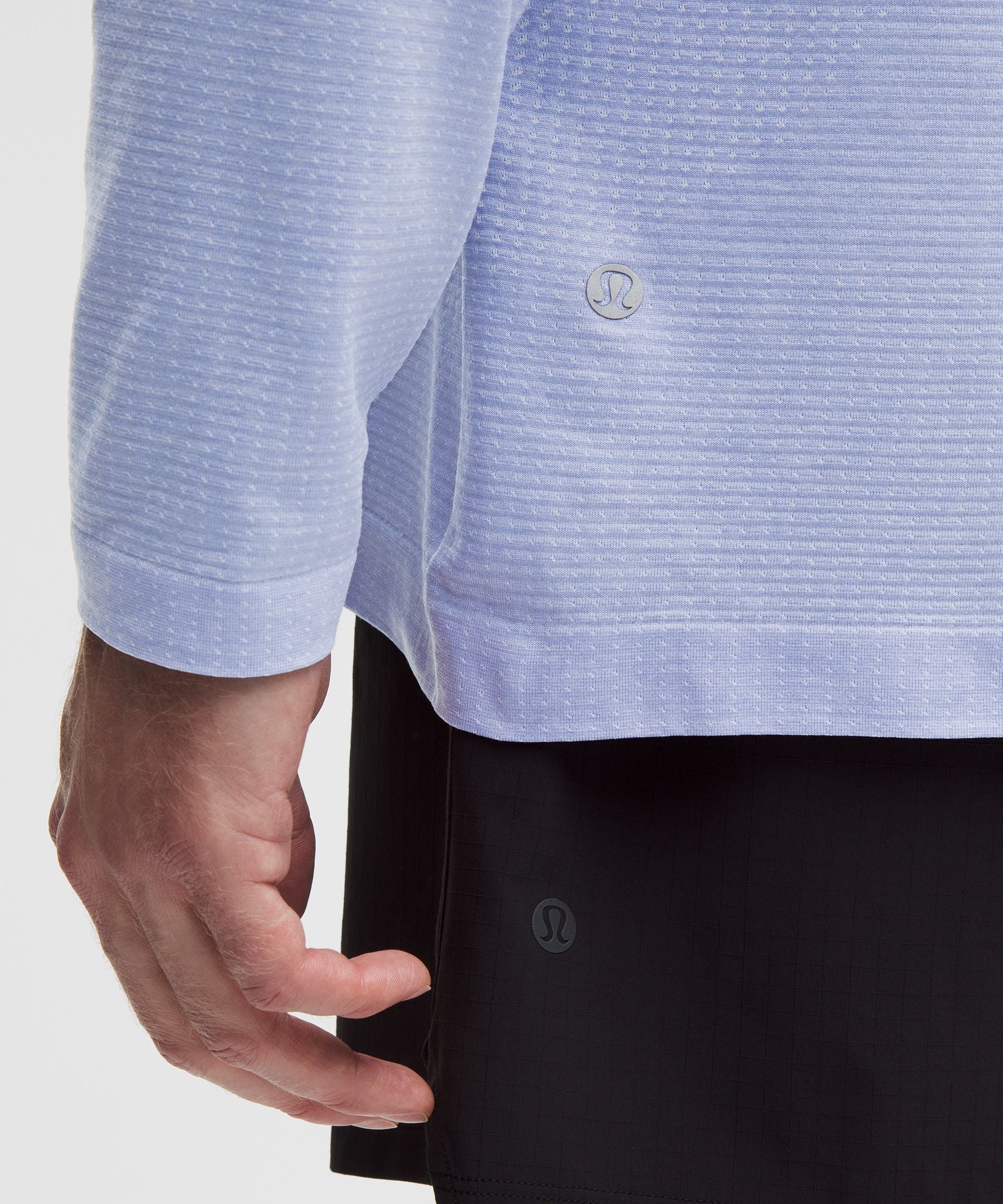 Lululemon Metal Vent Tech Long-Sleeve Shirt Serene Blue/Dusty Lilac
