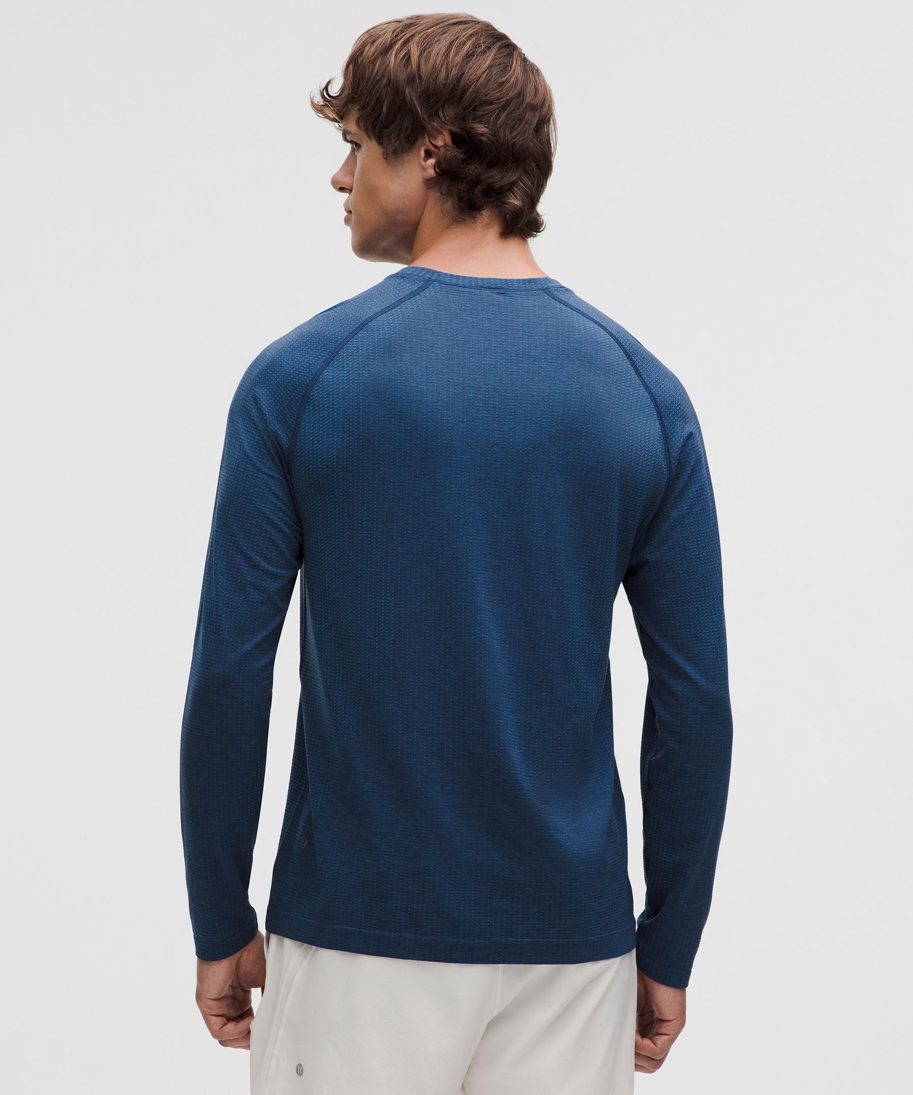 Lululemon Metal Vent Tech Long-Sleeve Shirt Chalk Blue/Blue Twill
