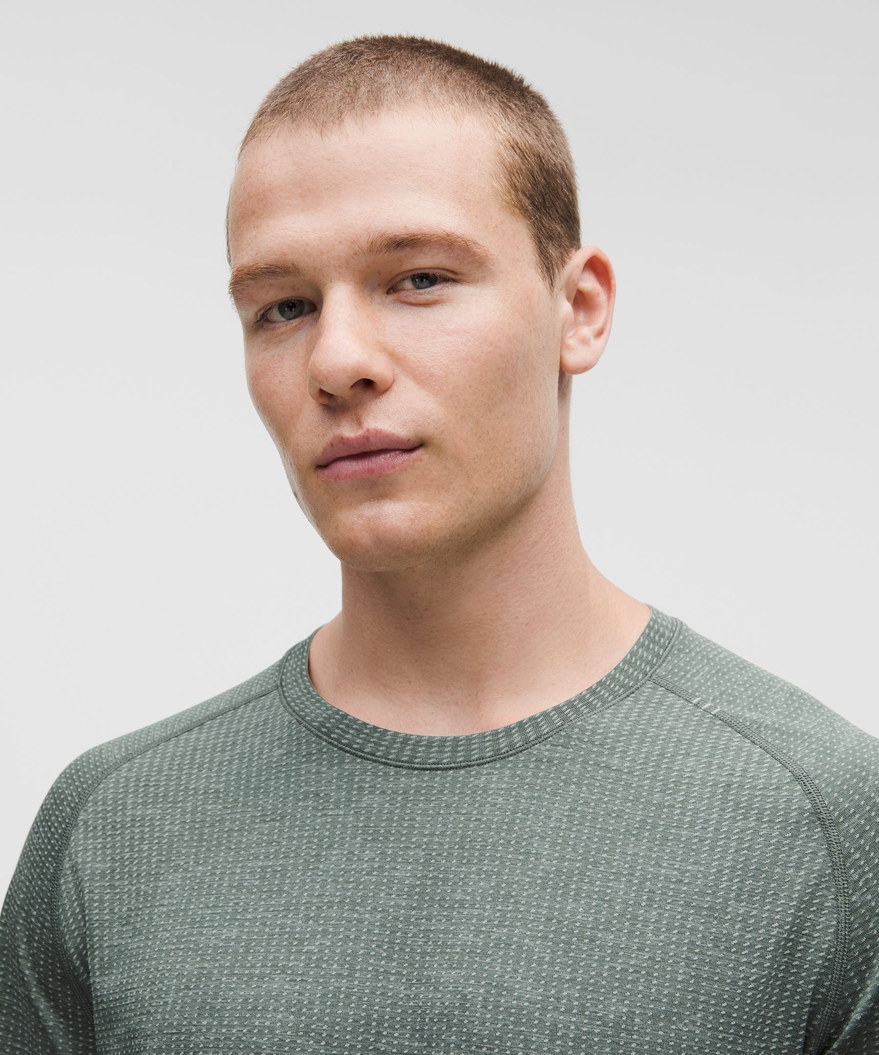 Lululemon Metal Vent Tech Long-Sleeve Shirt Pine Grey/Palm Deco