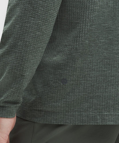 Lululemon Metal Vent Tech Long-Sleeve Shirt Pine Grey/Palm Deco