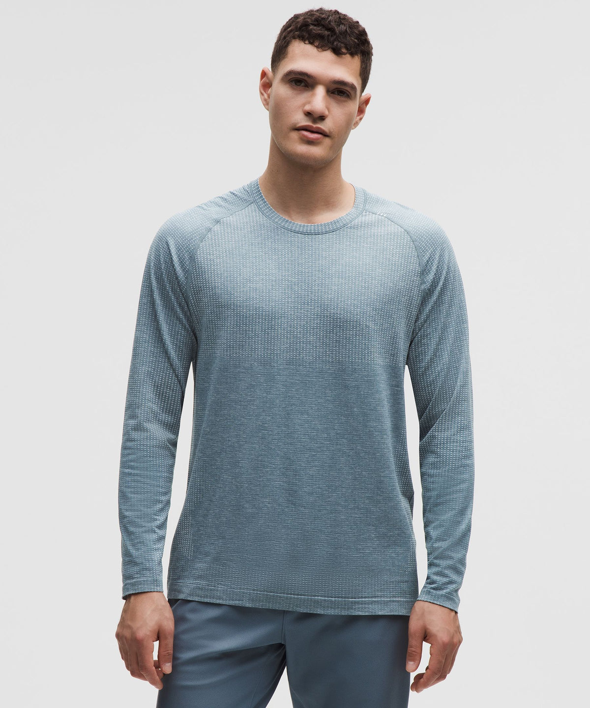 Men's Lululemon Metal Vent Tech Long-Sleeve Shirt, worn