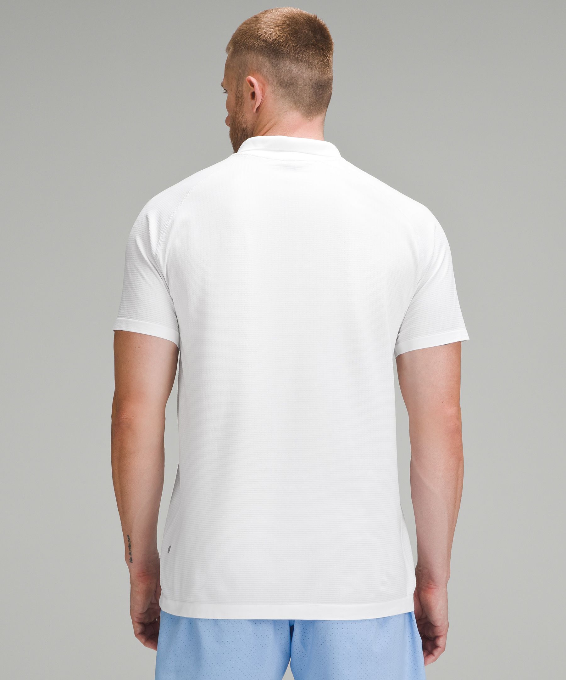 Lululemon Metal Vent Tech Polo Shirt White/White