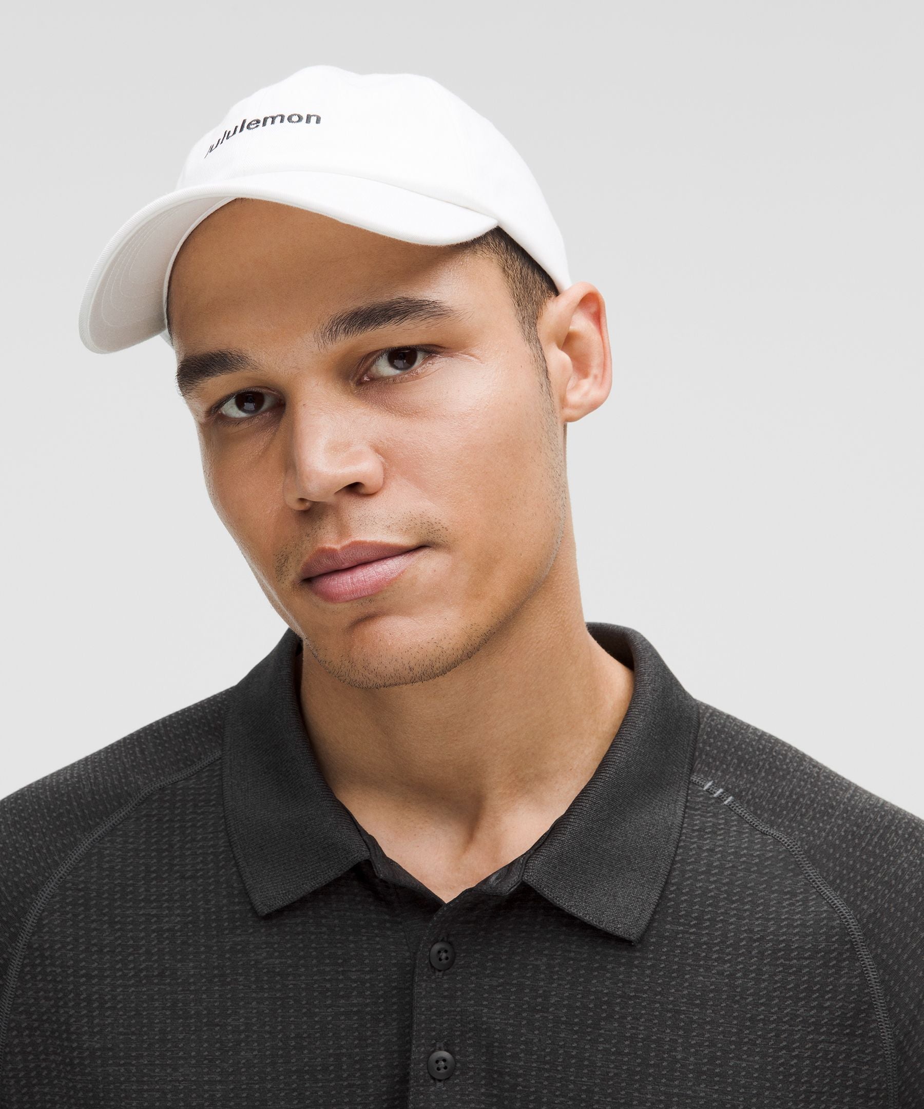 Lululemon Metal Vent Tech Polo Shirt Graphite Grey/Black
