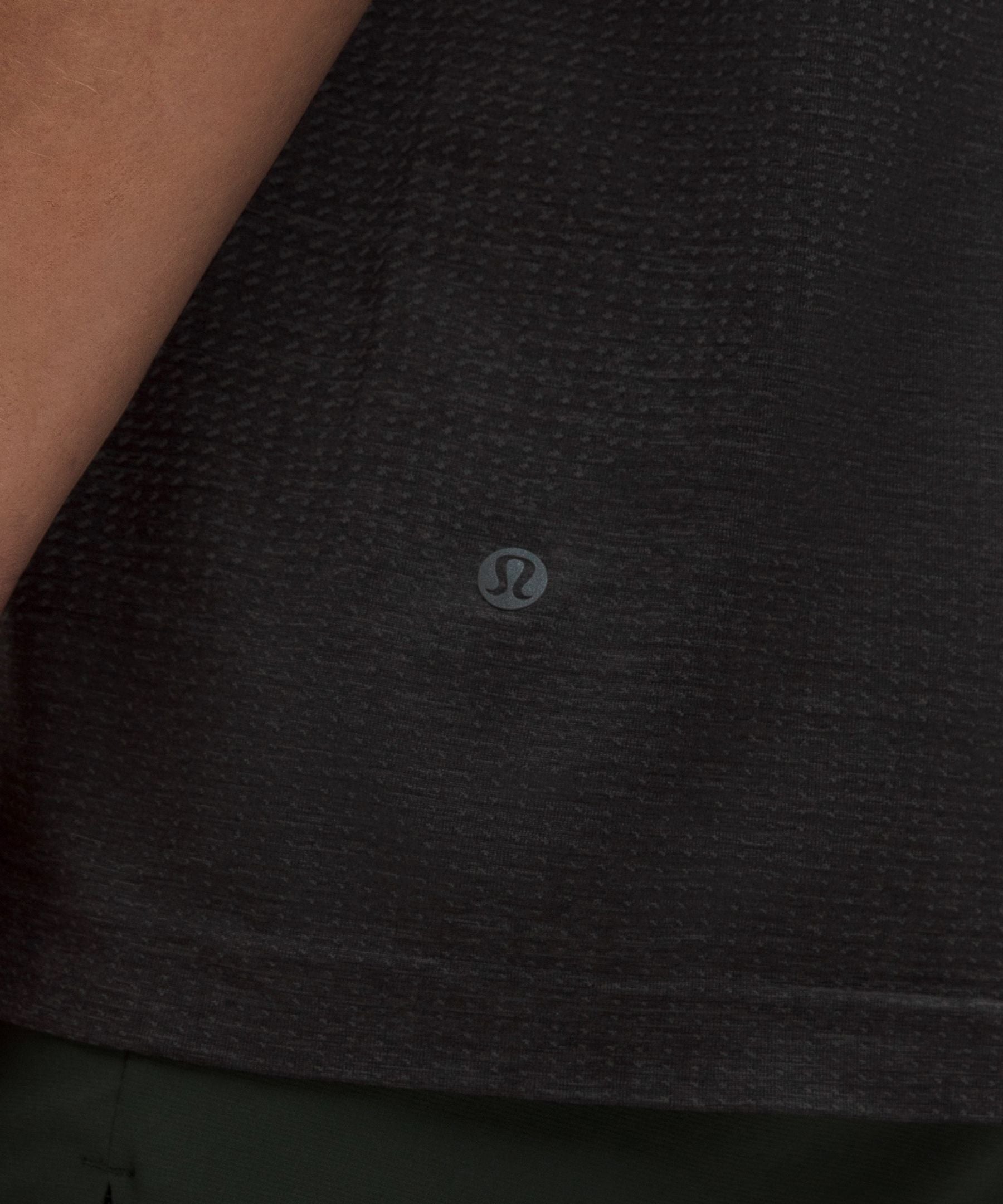 Lululemon Metal Vent Tech Polo Shirt Graphite Grey/Black