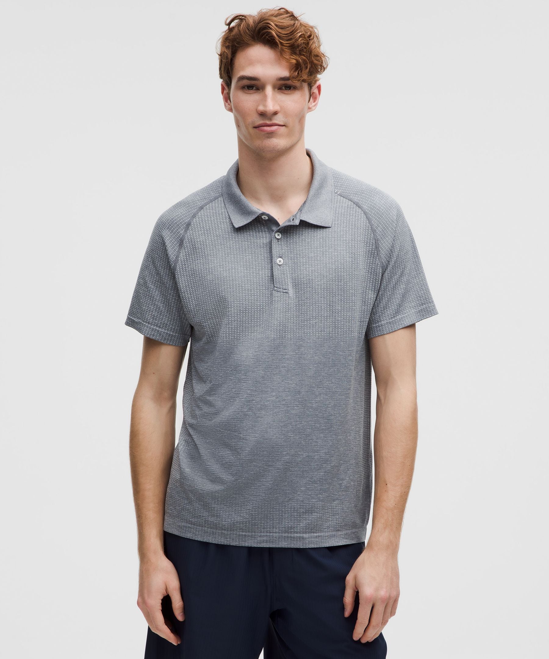 Lululemon Metal Vent Tech Polo Shirt Vapor/Solar Grey