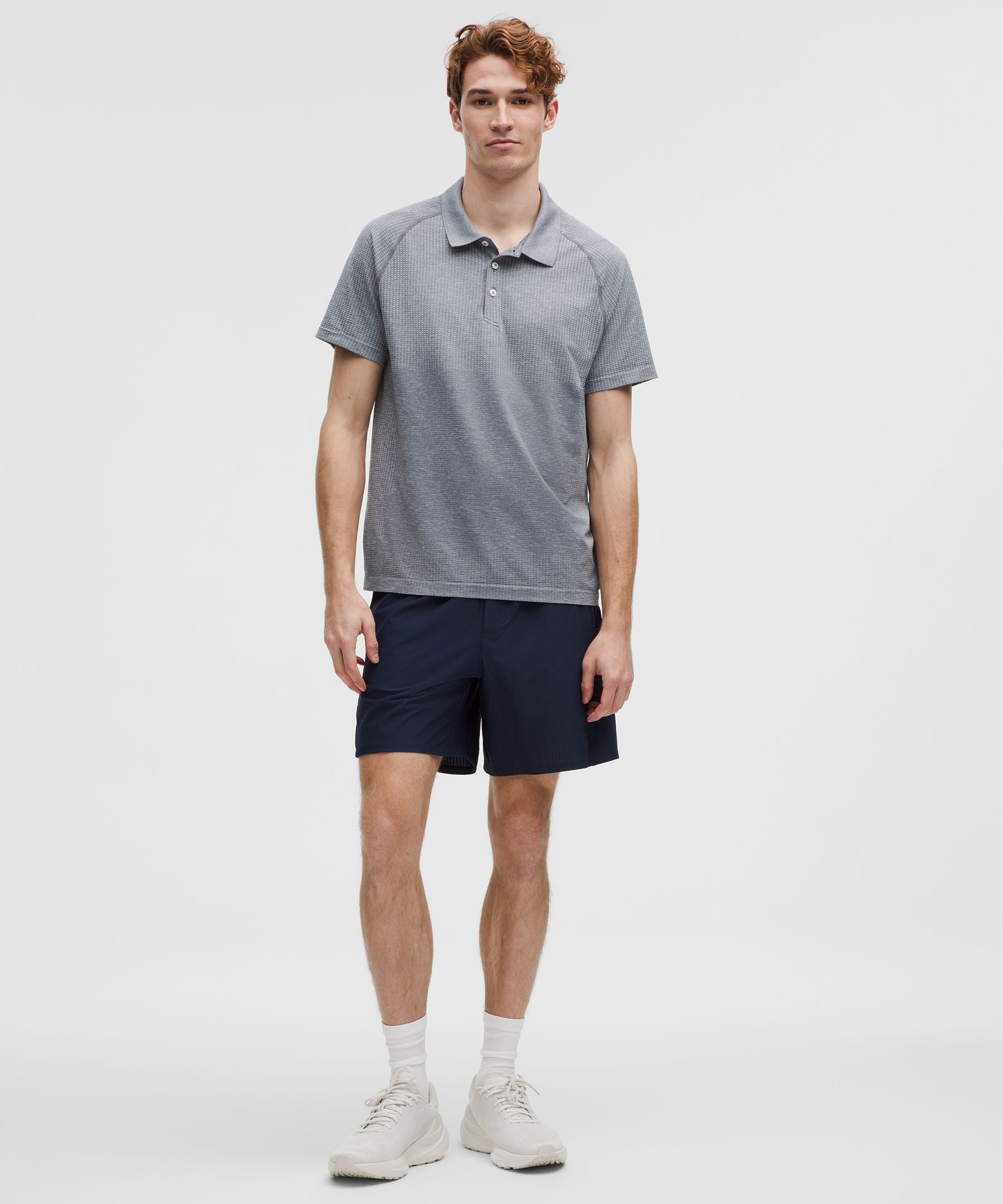 Lululemon Metal Vent Tech Polo Shirt Vapor/Solar Grey