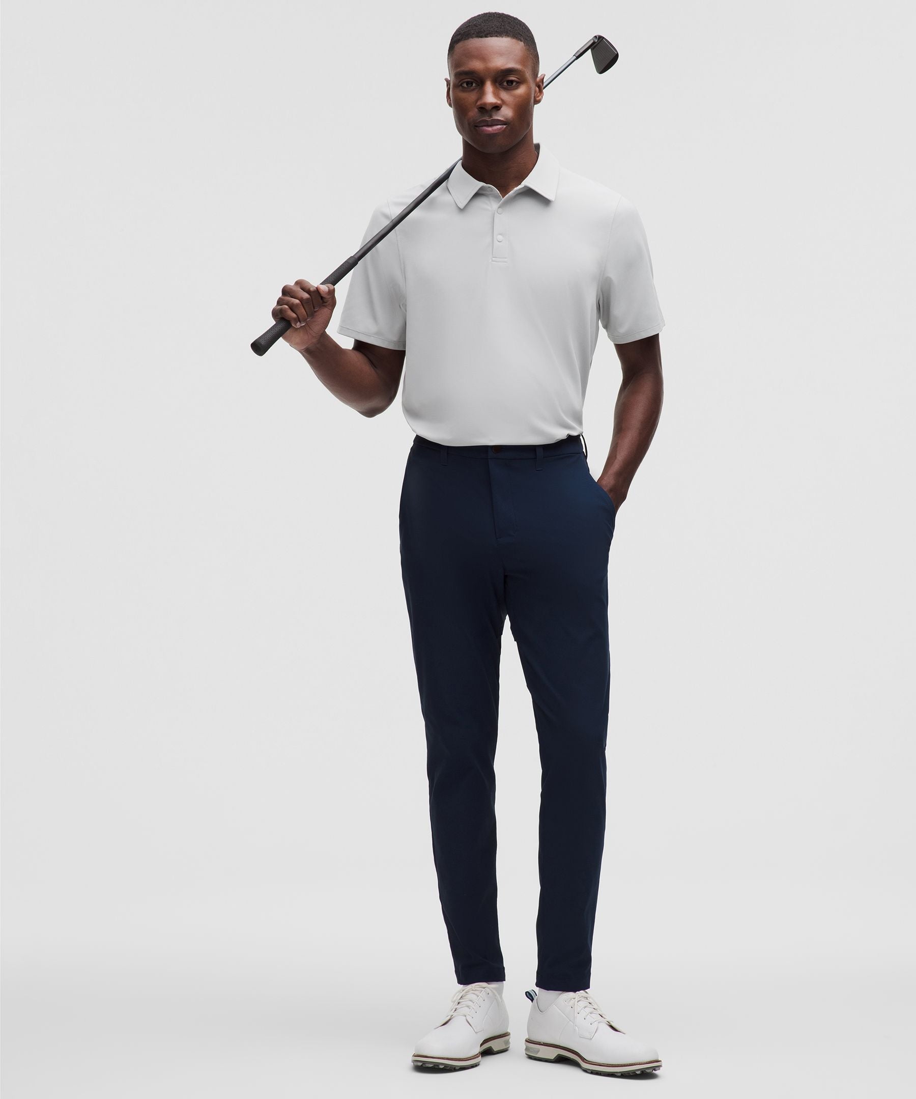 Lululemon Men's ShowZero™ Classic-Fit Polo Shirt Silver Drop