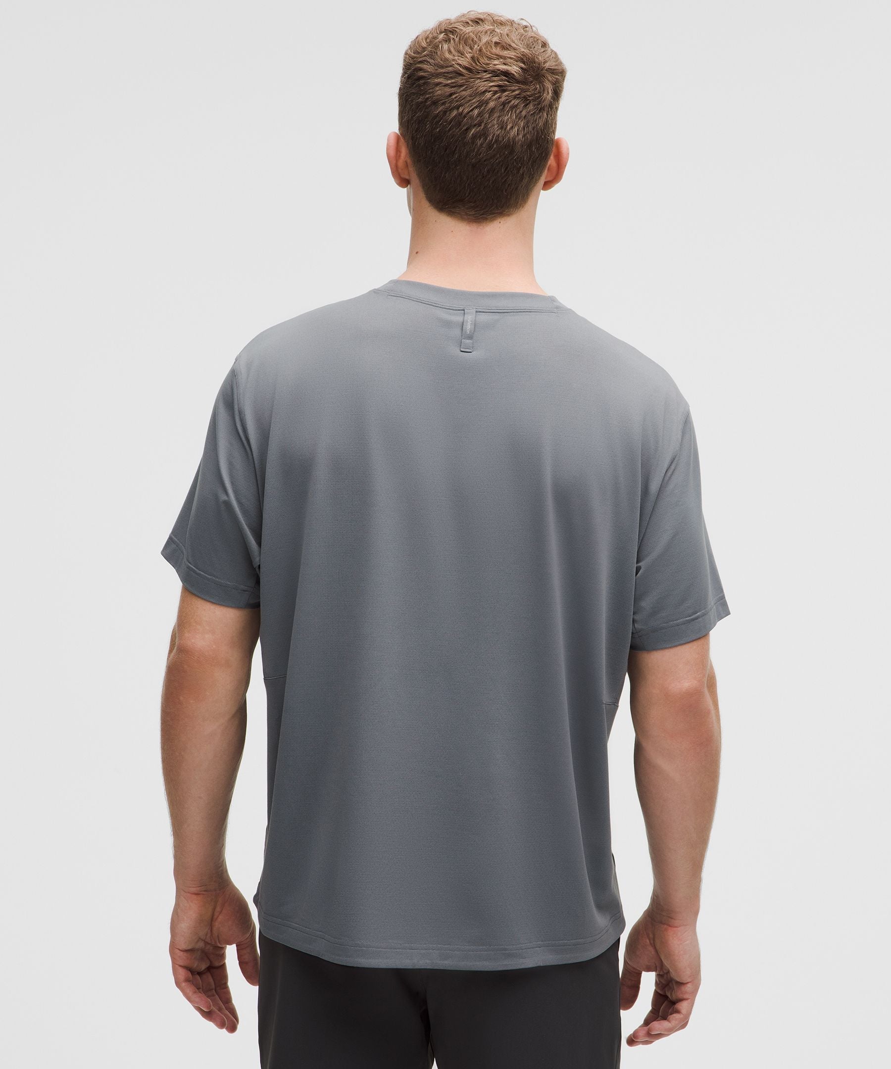 Lululemon EasySet Training Short-Sleeve Shirt Solar Grey