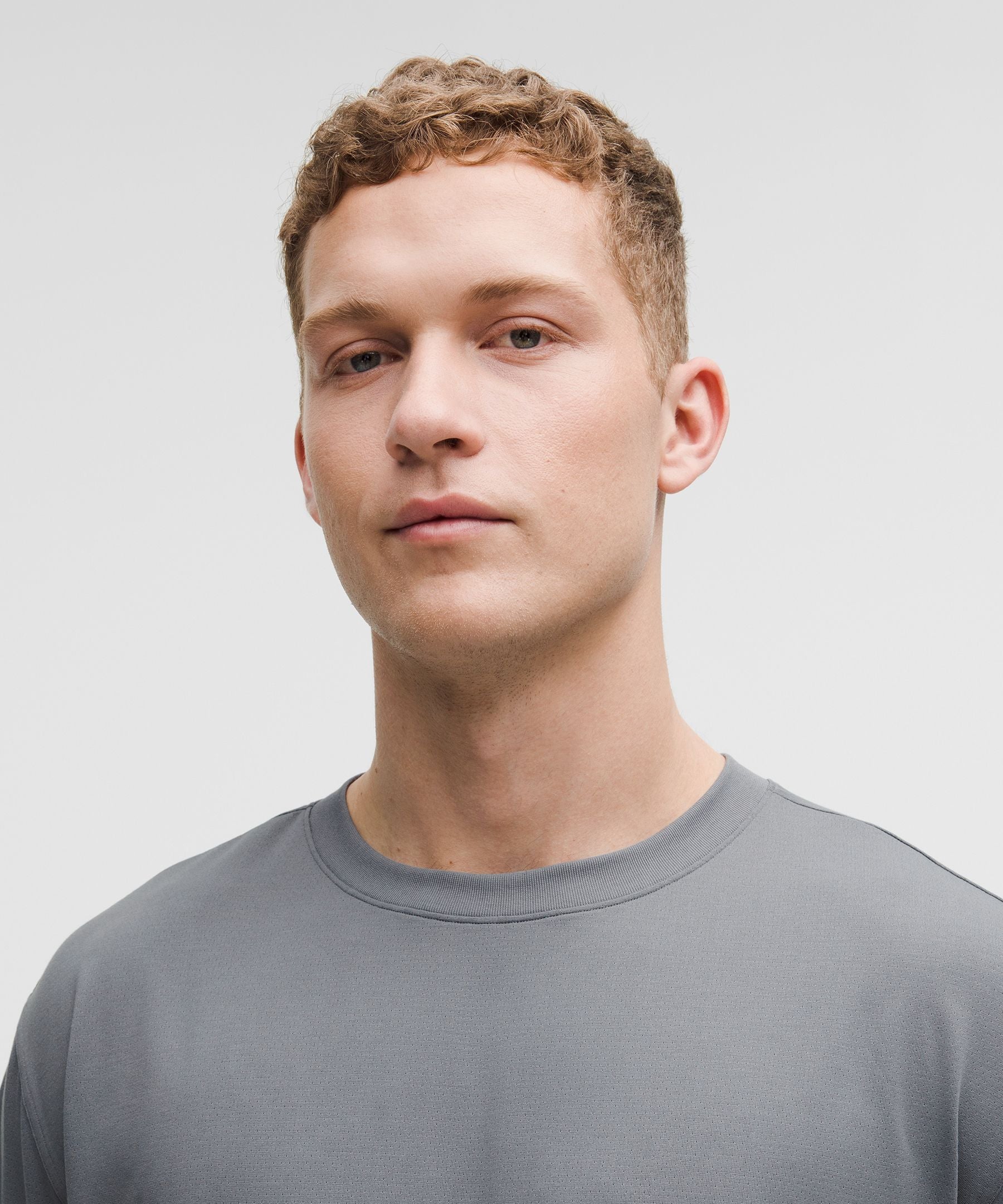 Lululemon EasySet Training Short-Sleeve Shirt Solar Grey