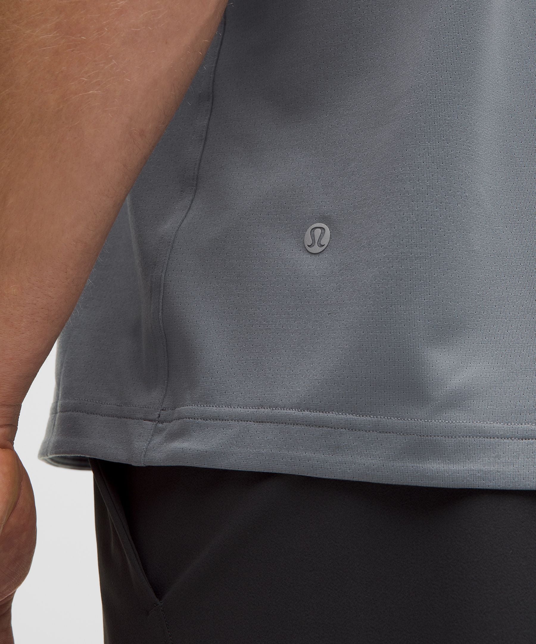 Lululemon EasySet Training Short-Sleeve Shirt Solar Grey