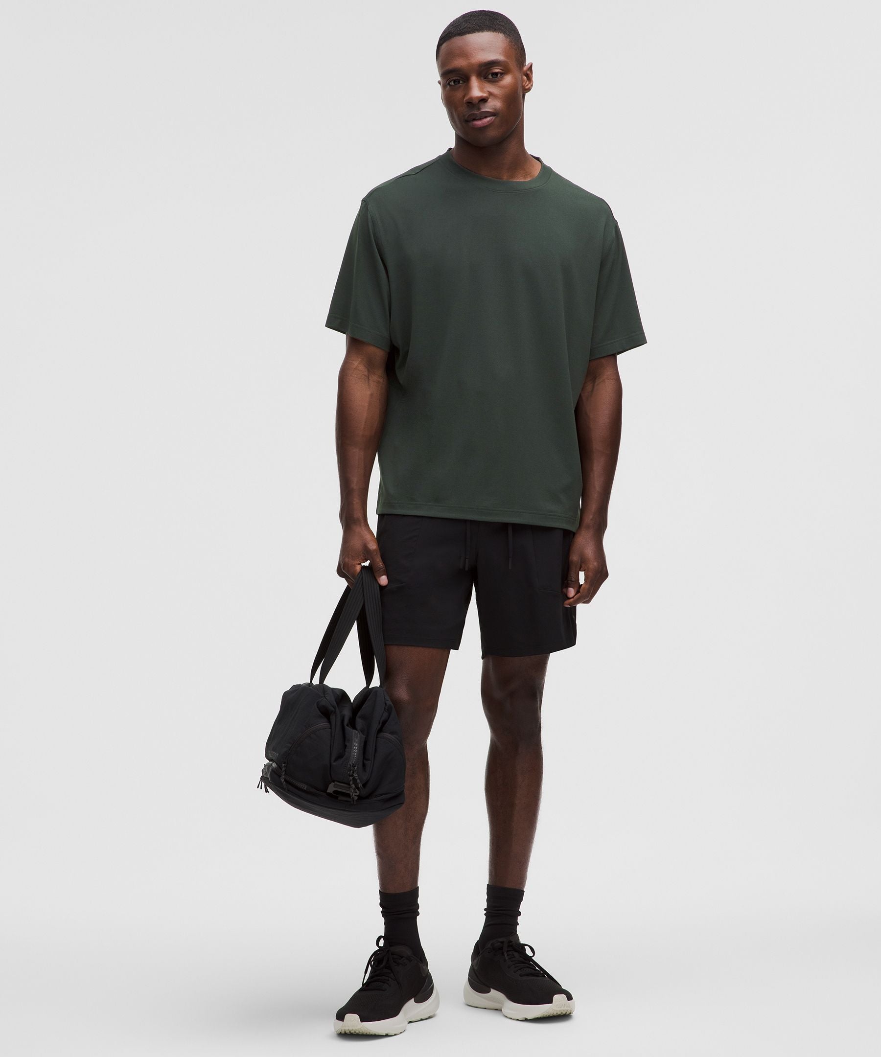 Lululemon EasySet Training Short-Sleeve Shirt Rainforest Green