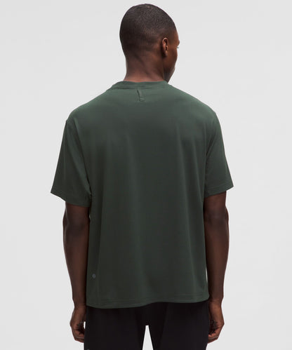 Lululemon EasySet Training Short-Sleeve Shirt Rainforest Green