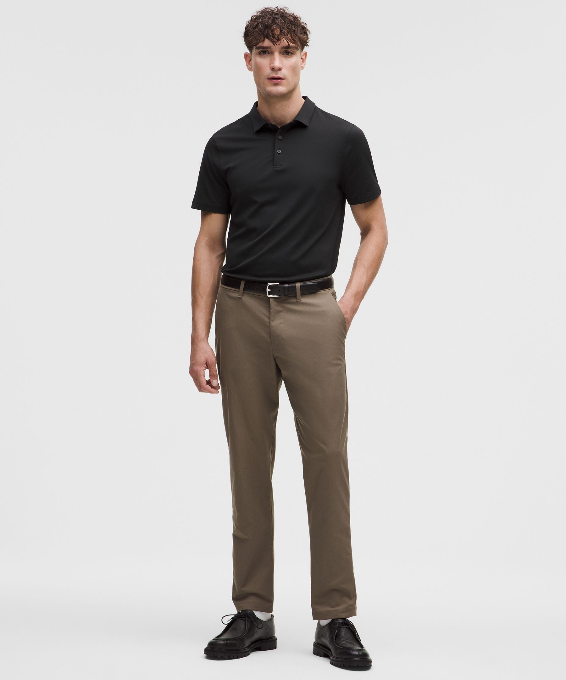 Lululemon Men's ShowZero™ Slim-Fit Polo Shirt Black