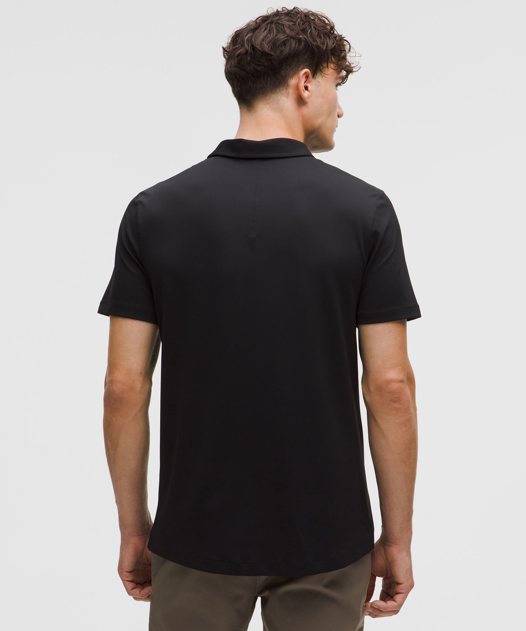 Lululemon Men's ShowZero™ Slim-Fit Polo Shirt Black