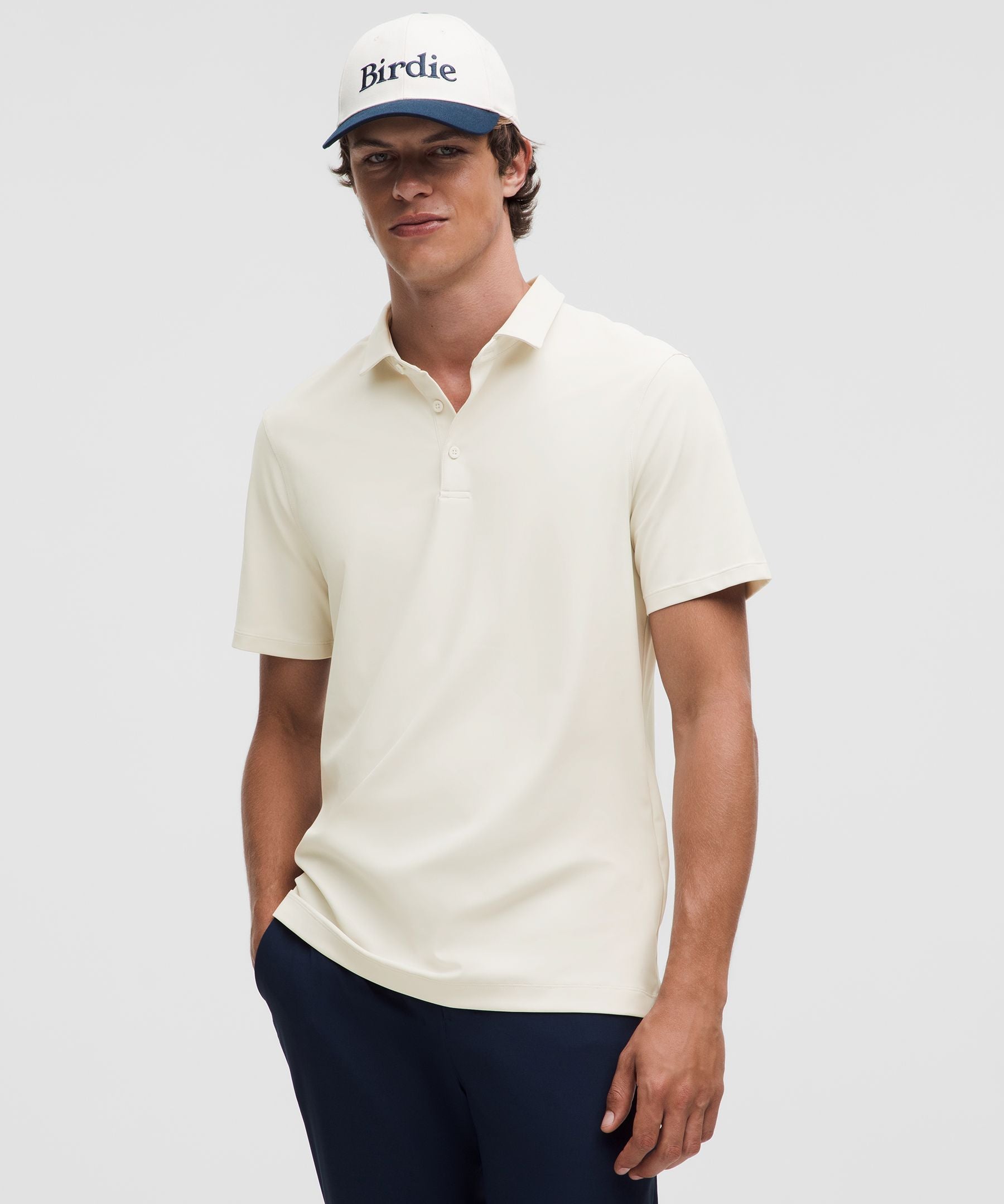 Lululemon Men's ShowZero™ Slim-Fit Polo Shirt Bone