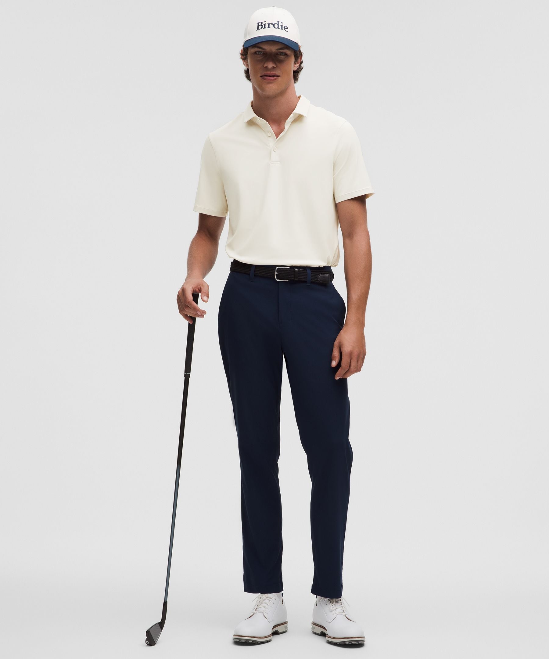 Lululemon Men's ShowZero™ Slim-Fit Polo Shirt Bone