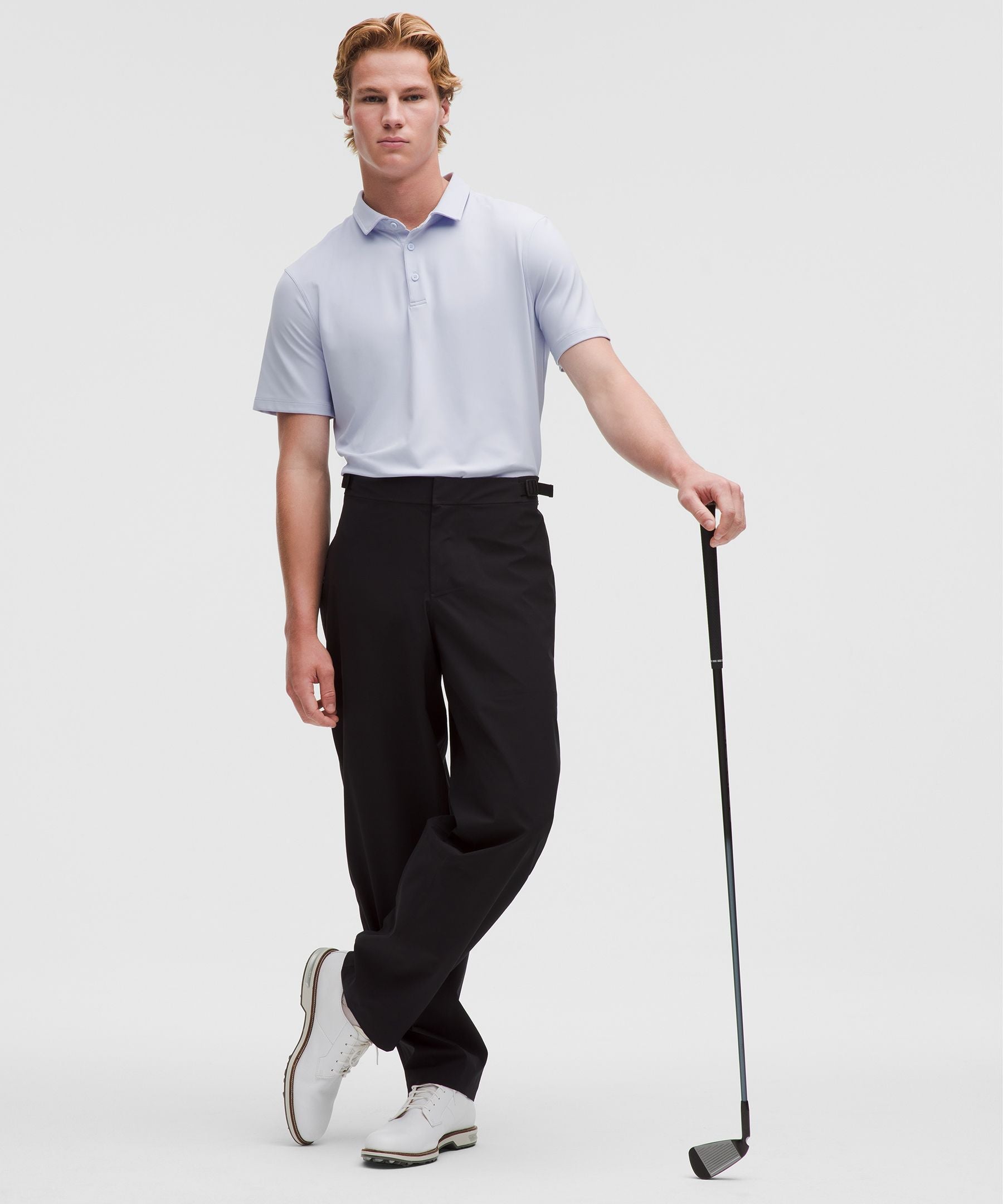 Lululemon Men's ShowZero™ Slim-Fit Polo Shirt Serene Blue