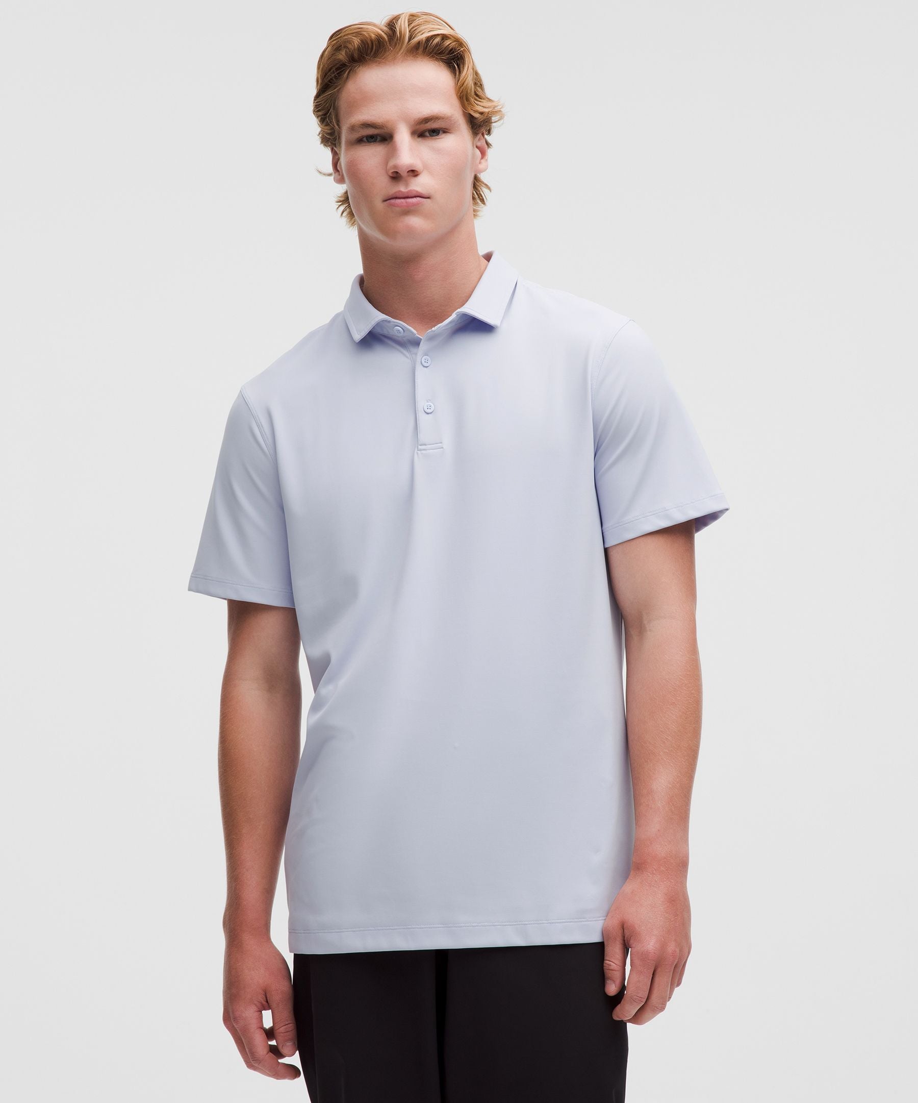 Lululemon Men's ShowZero™ Slim-Fit Polo Shirt Serene Blue