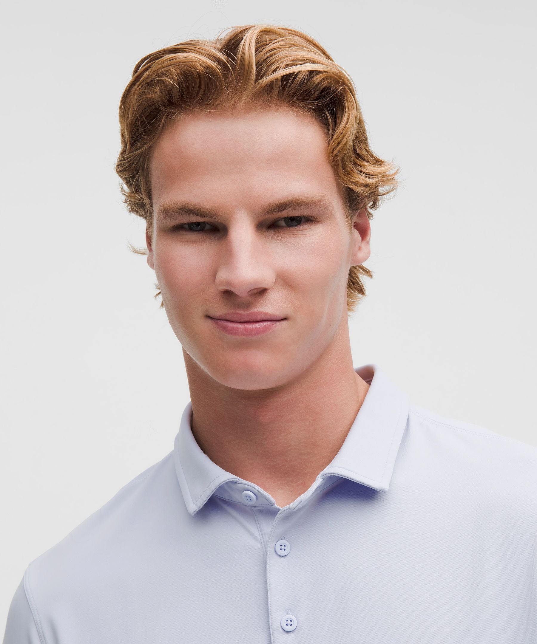 Lululemon Men's ShowZero™ Slim-Fit Polo Shirt Serene Blue