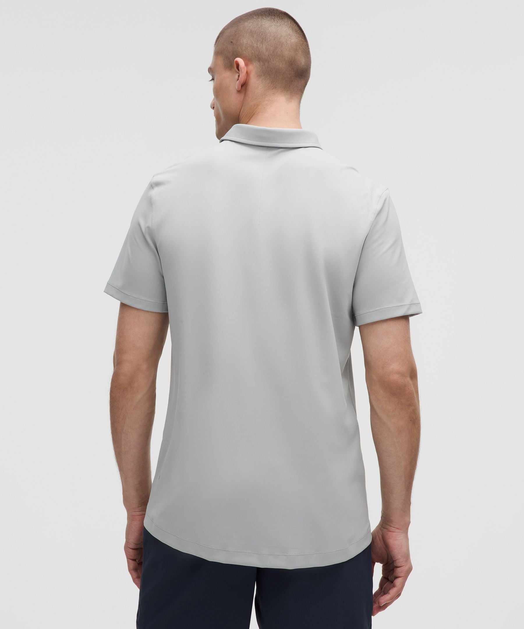 Lululemon Men's ShowZero™ Slim-Fit Polo Shirt Silver Drop