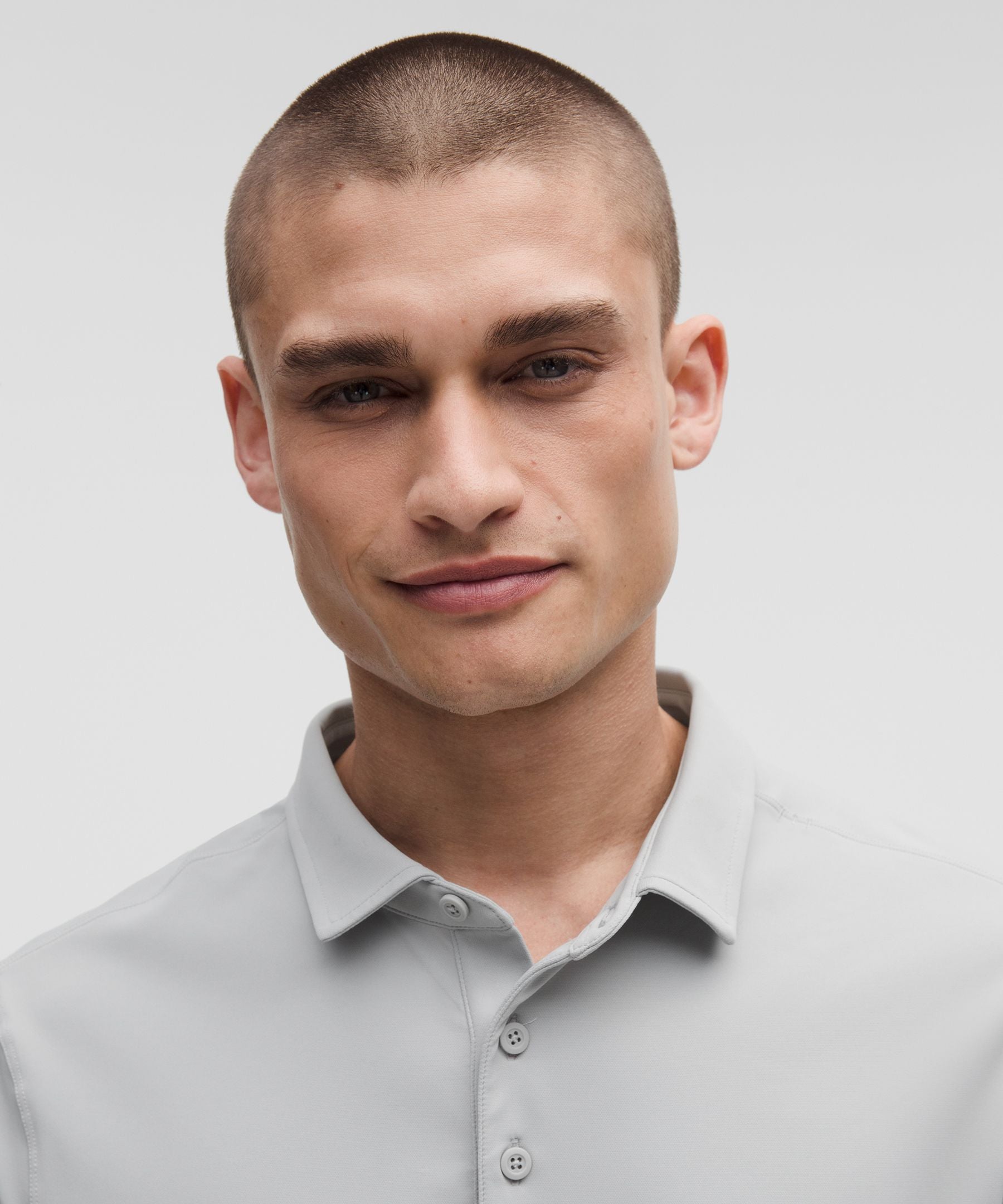 Lululemon Men's ShowZero™ Slim-Fit Polo Shirt Silver Drop